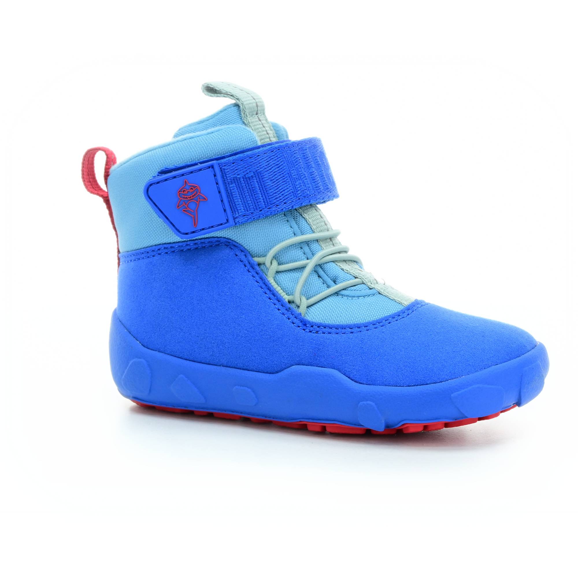 Affenzahn Prewalkers Vegan Warmy Shark modré