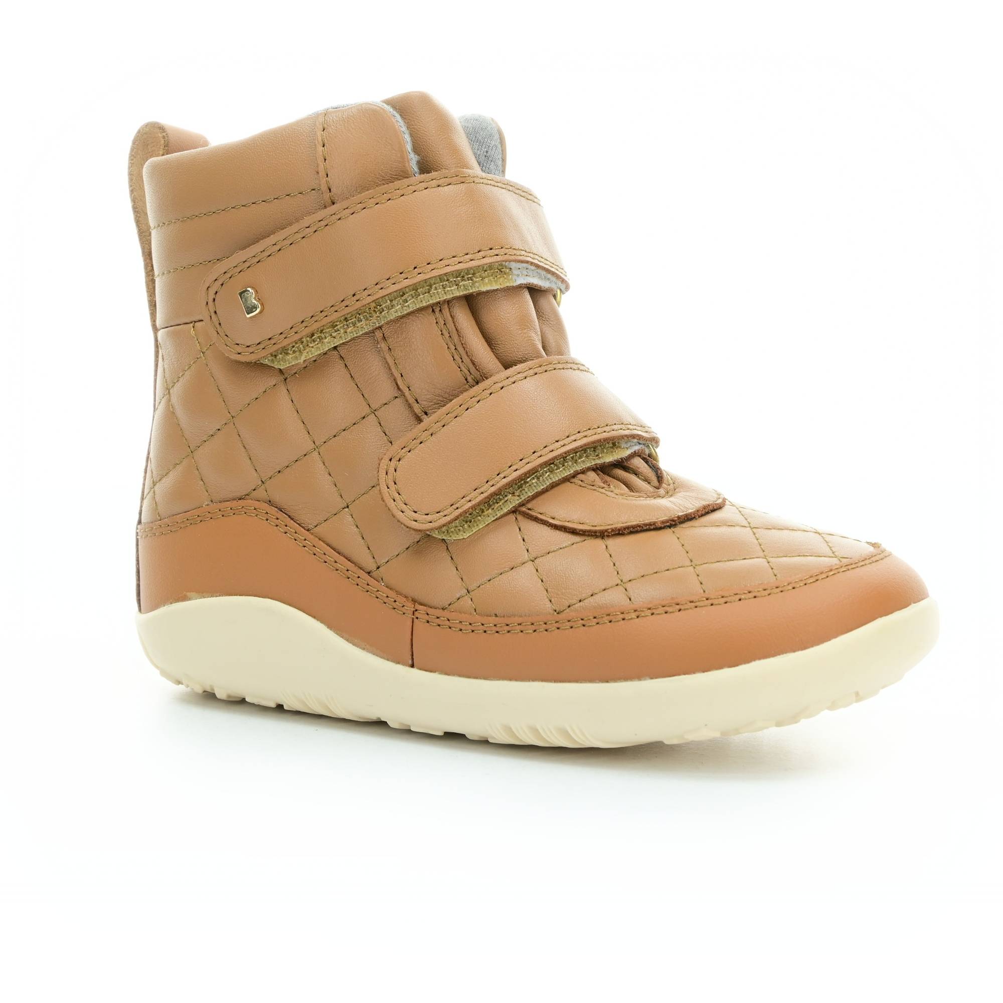 Levně Bobux Patch Caramel Step up kotníkové barefoot boty