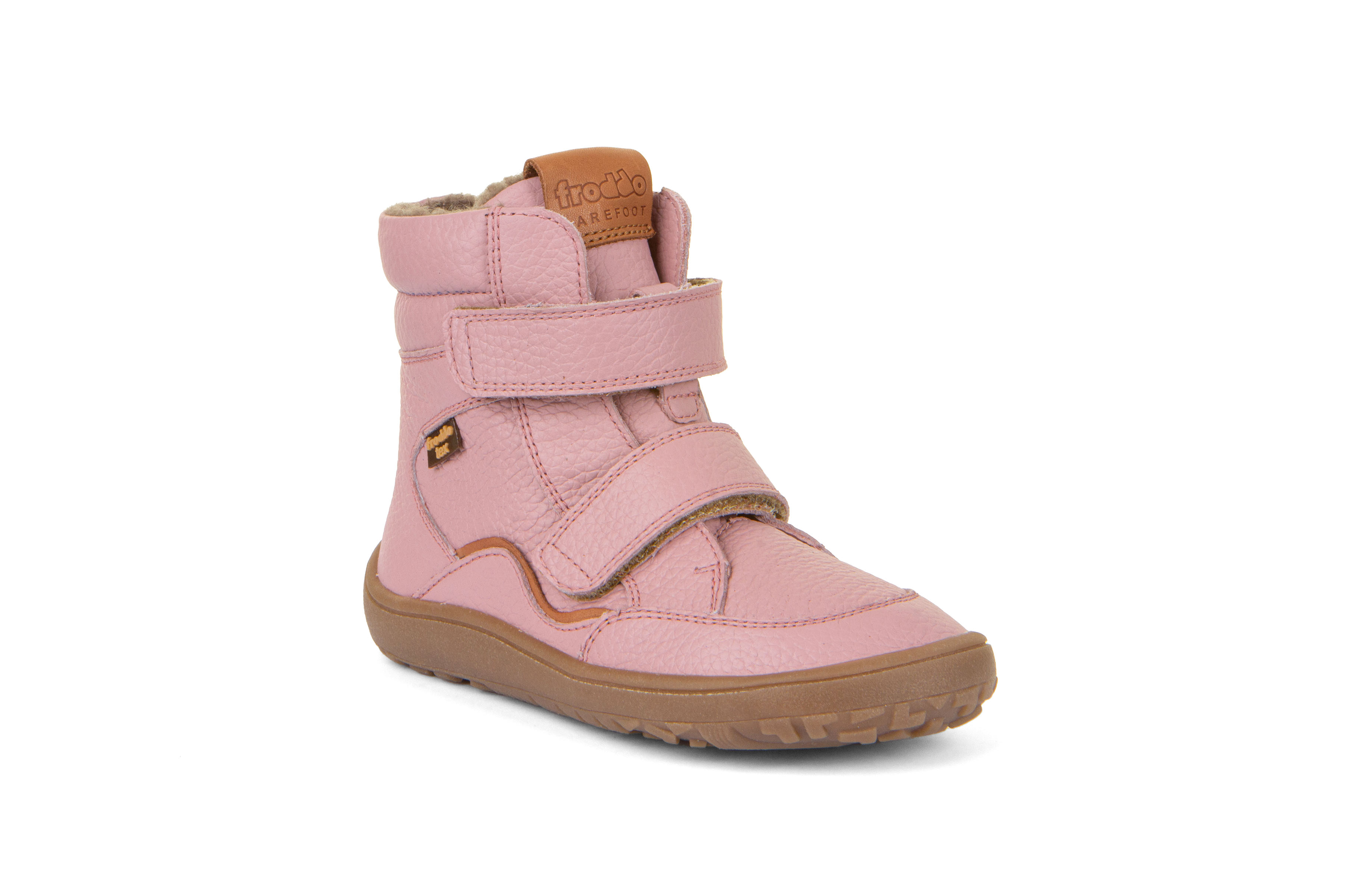 Levně Froddo G3160204-7 Pink zimní barefoot boty