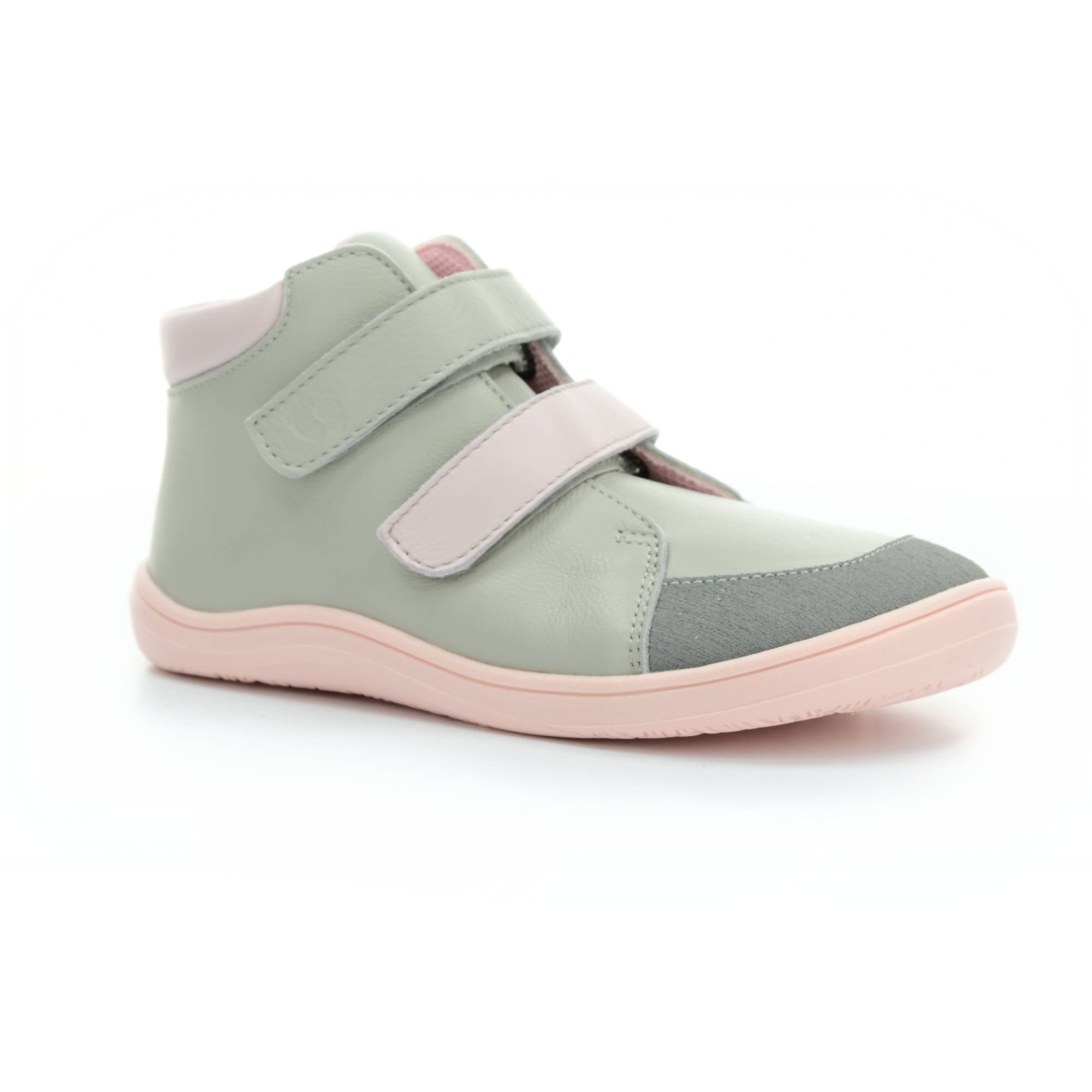 Levně Baby Bare Shoes Baby Bare Febo Fall Grey/Pink asfaltico (s membránou) barefoot boty