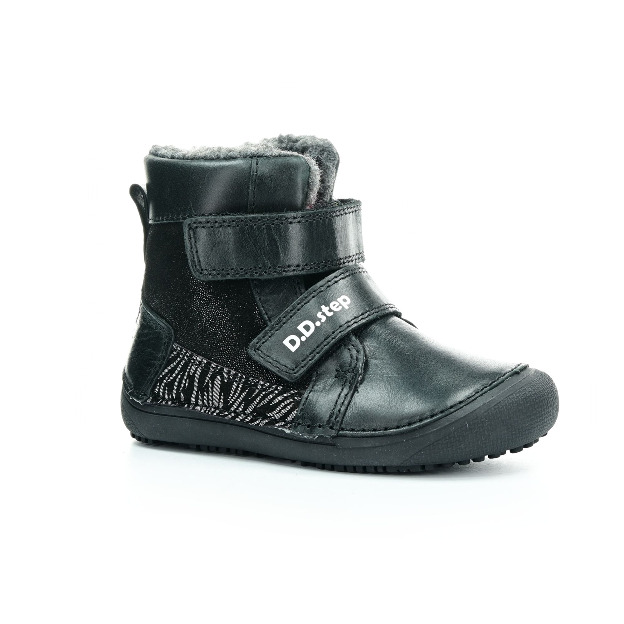 Levně D.D.Step W063-356 černé zimní barefoot boty