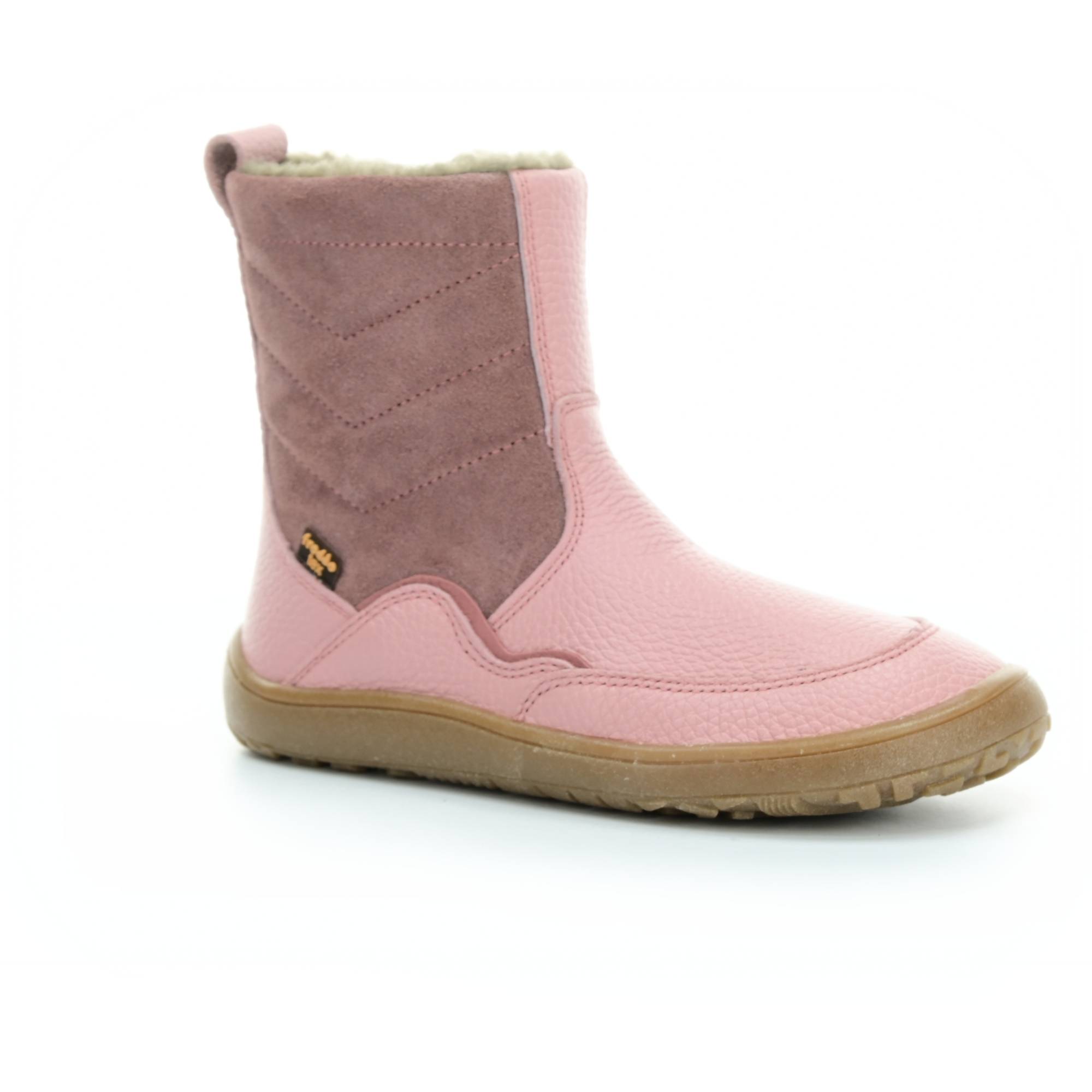 Levně Froddo G3160208-3 Pink zimní barefoot kozačky