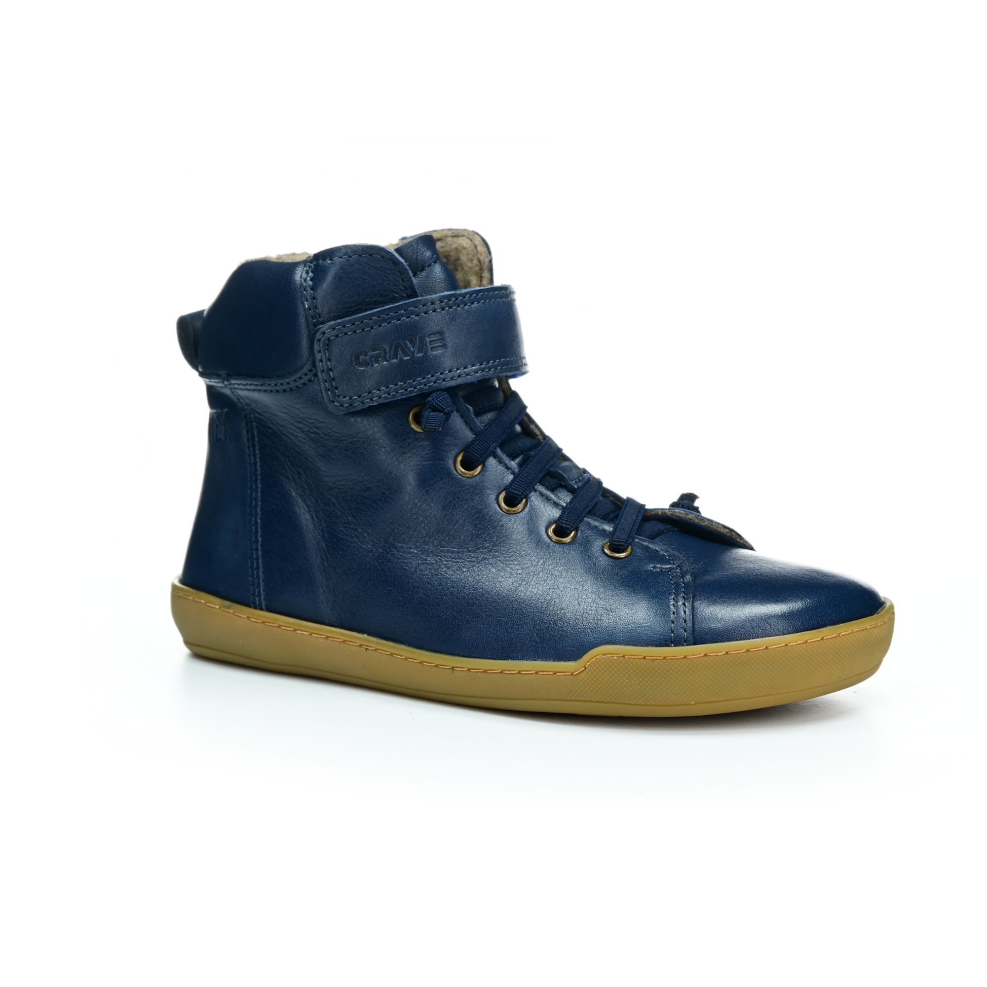 Levně Crave Winfield Dark blue zimní barefoot boty