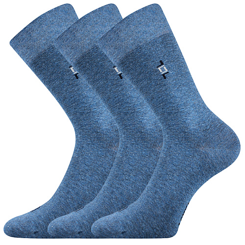 Levně Ponožky Voxx Despok jeans melé, 3 páry Velikost ponožek: 39-42 EU