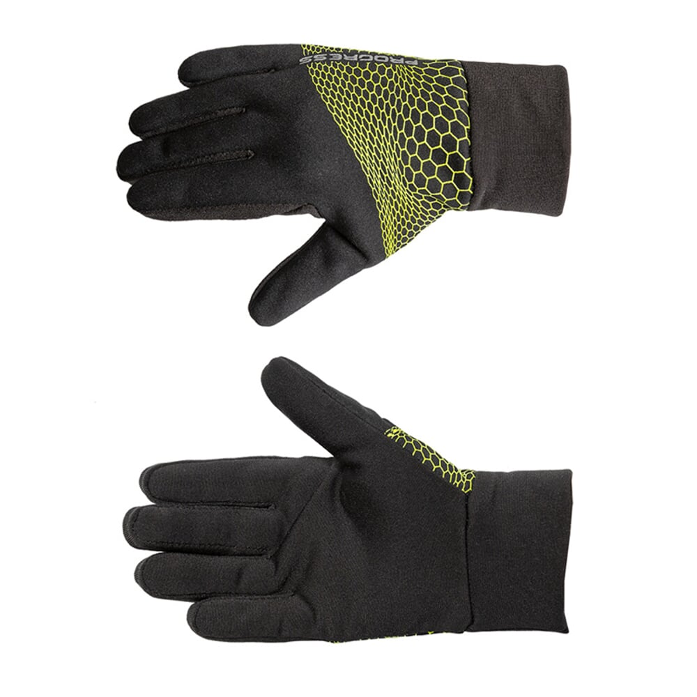 Levně dětské zimní rukavice Progress Coolio Gloves černá/limetka