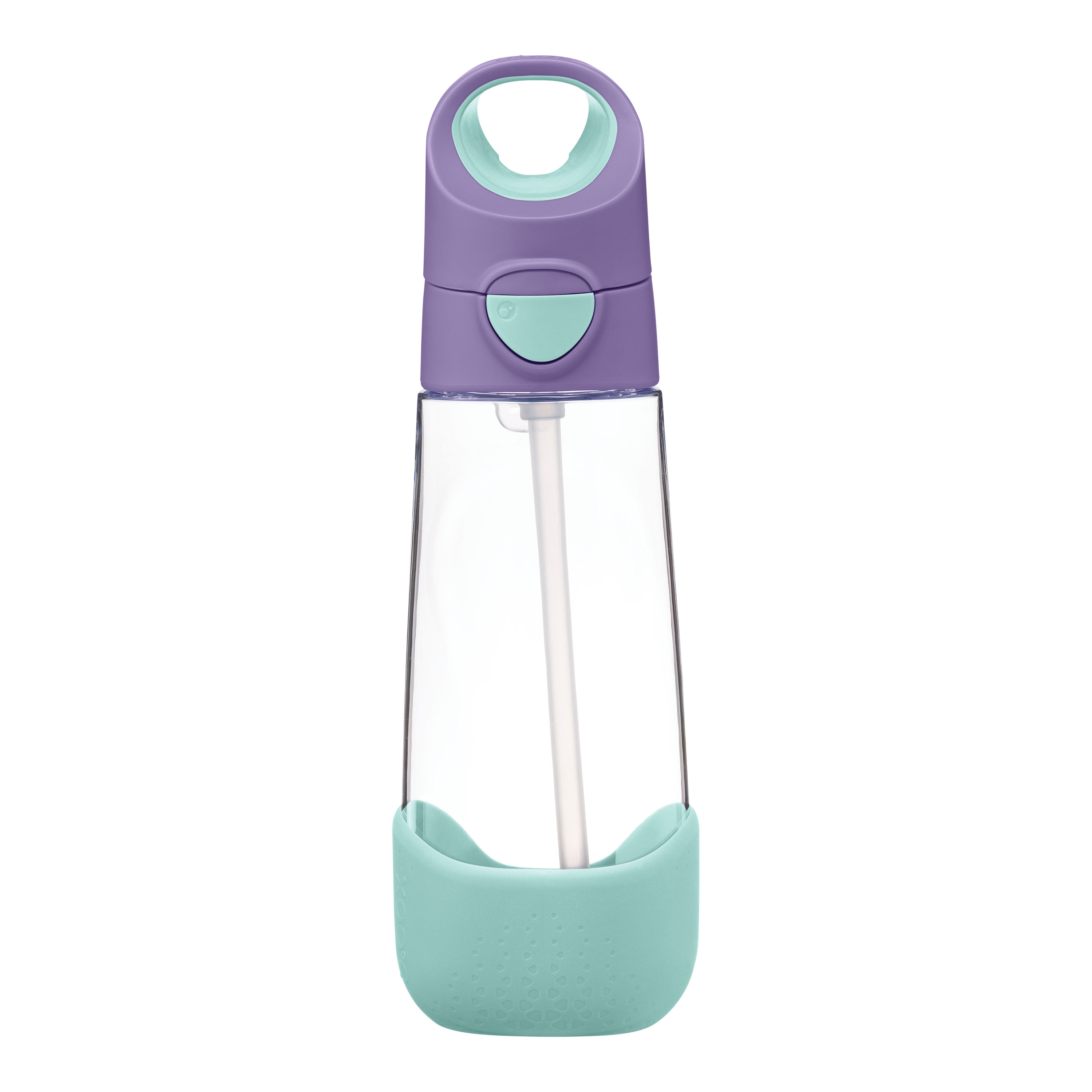 Levně b.box Láhev na pití s brčkem 600 ml - lilac pop