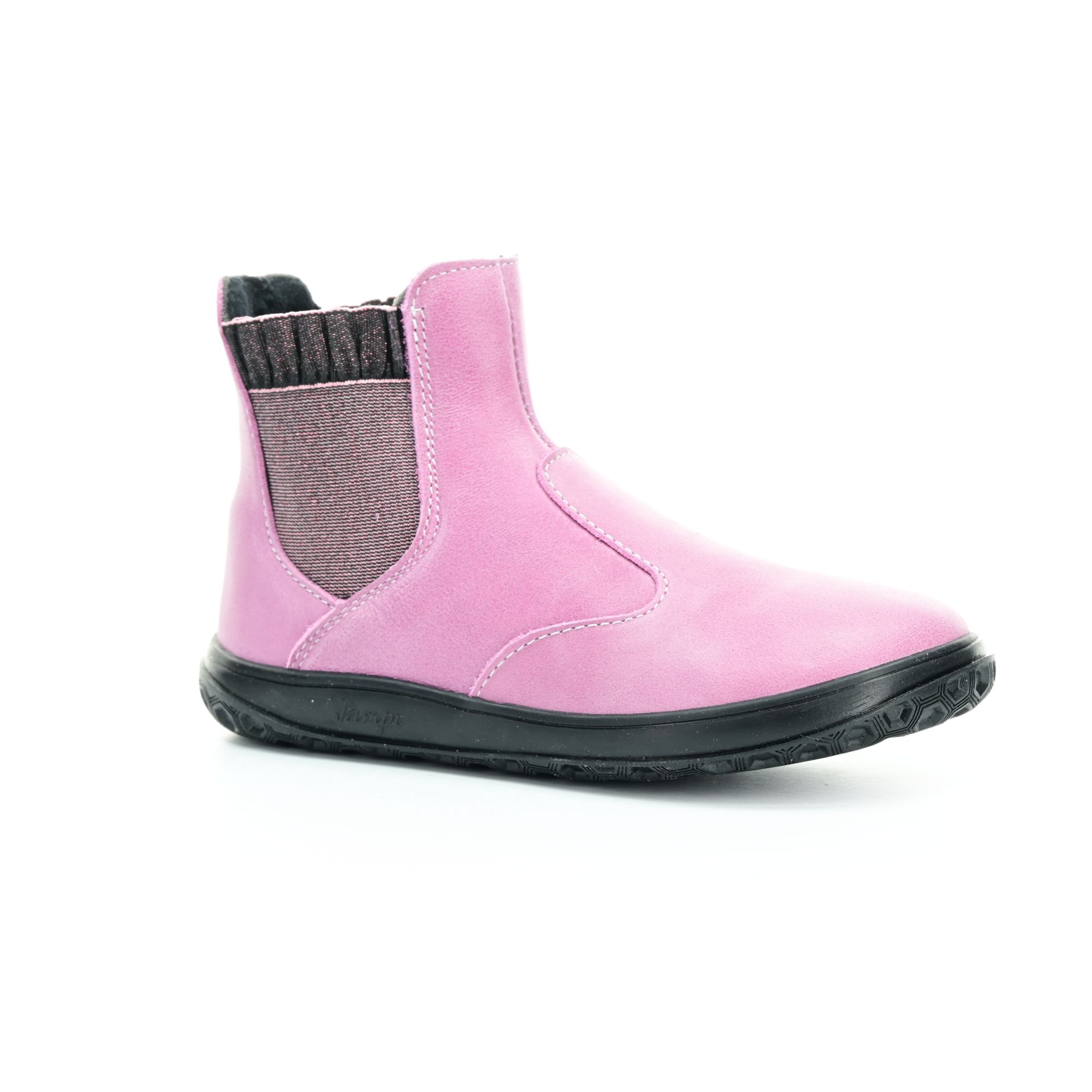 Levně Jonap Igy růžové zimní barefoot boty