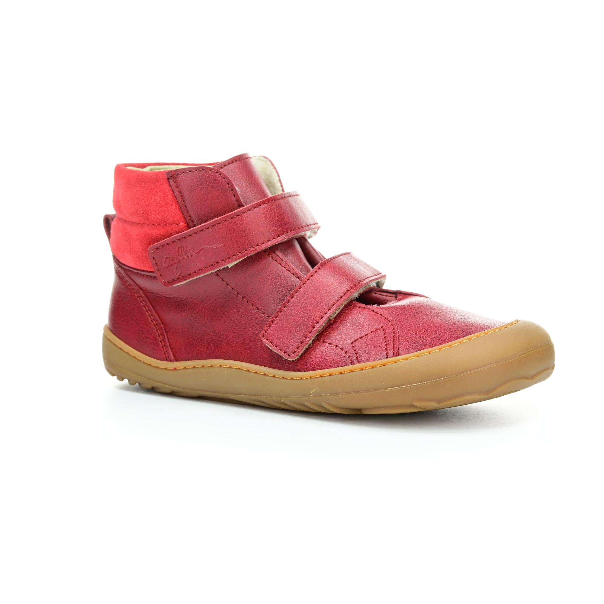 Levně Aylla shoes Aylla Chiri Kids red zimní barefoot boty