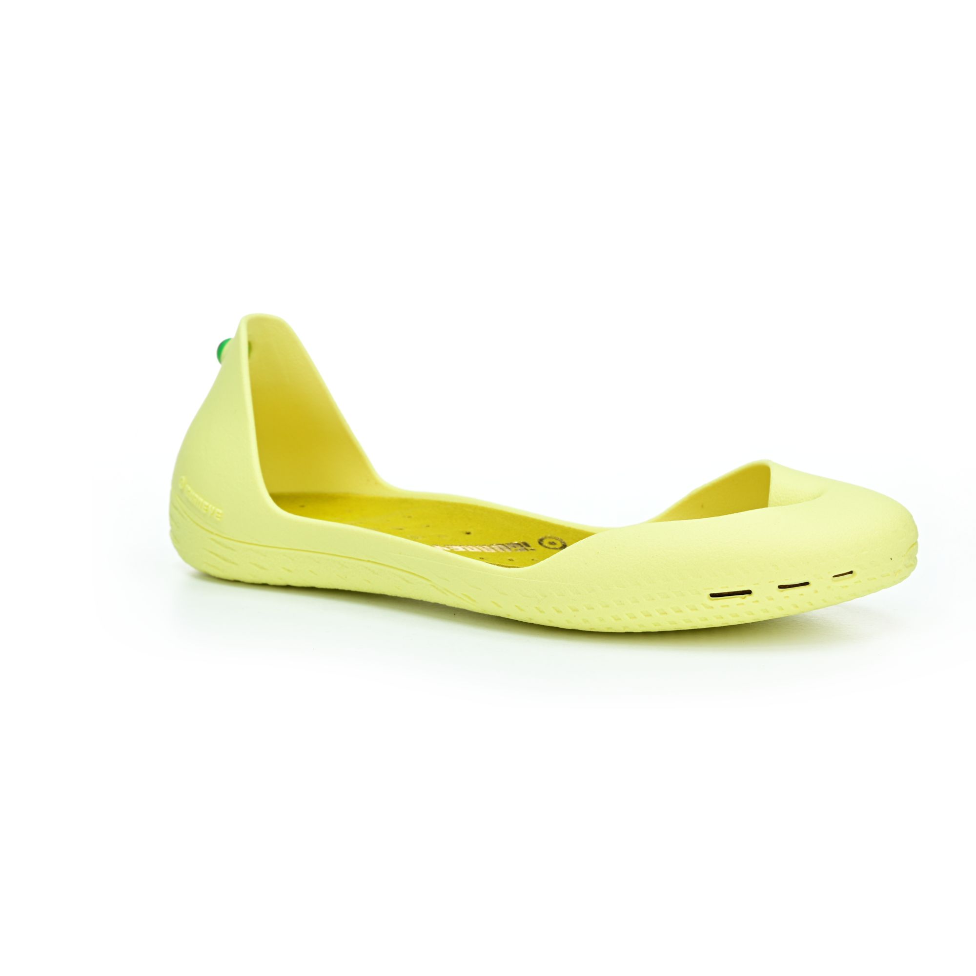 Levně baleríny Iguaneye Freshoes Light yellow/zelená