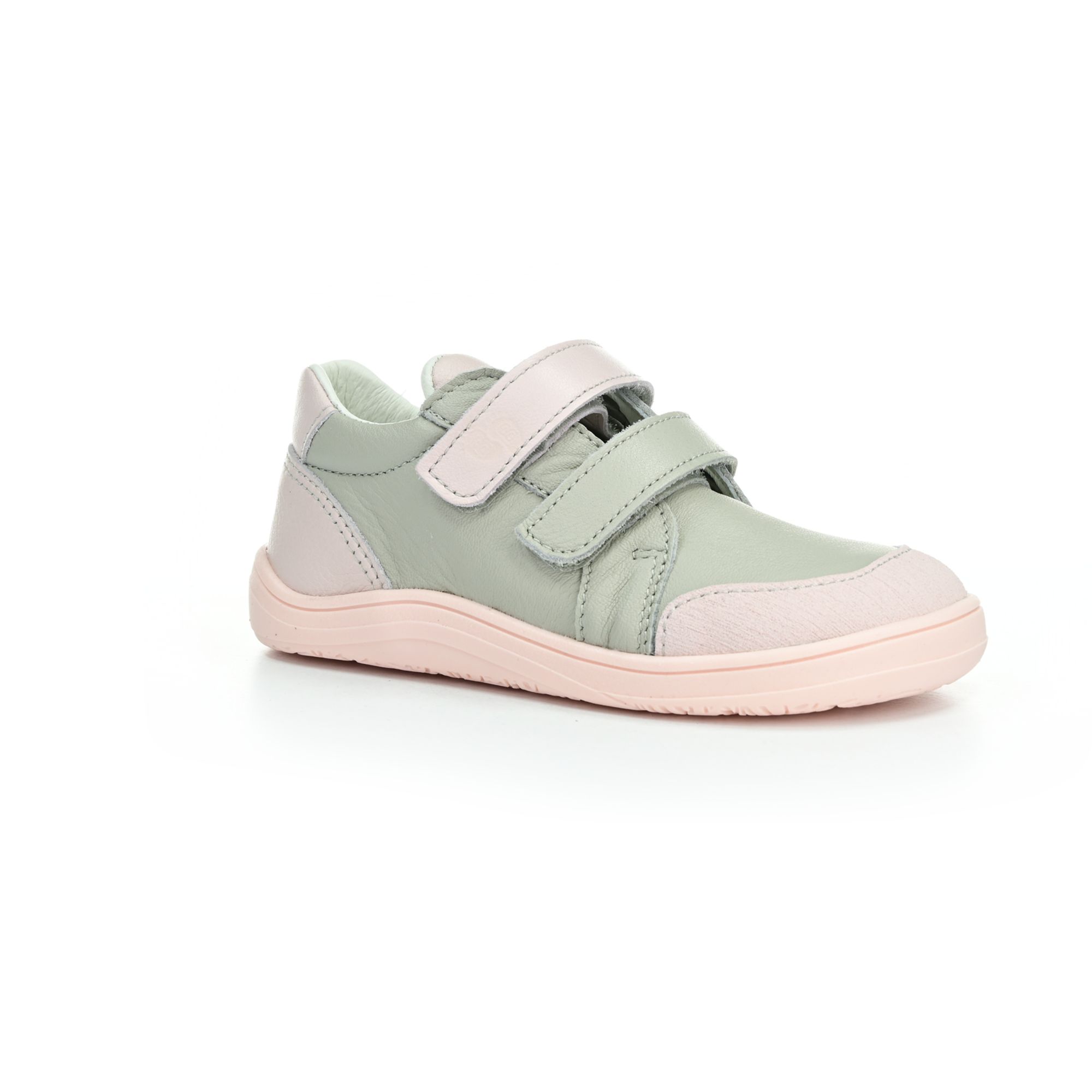 Levně Baby Bare Shoes Febo Go Grey/ Pink barefoot boty