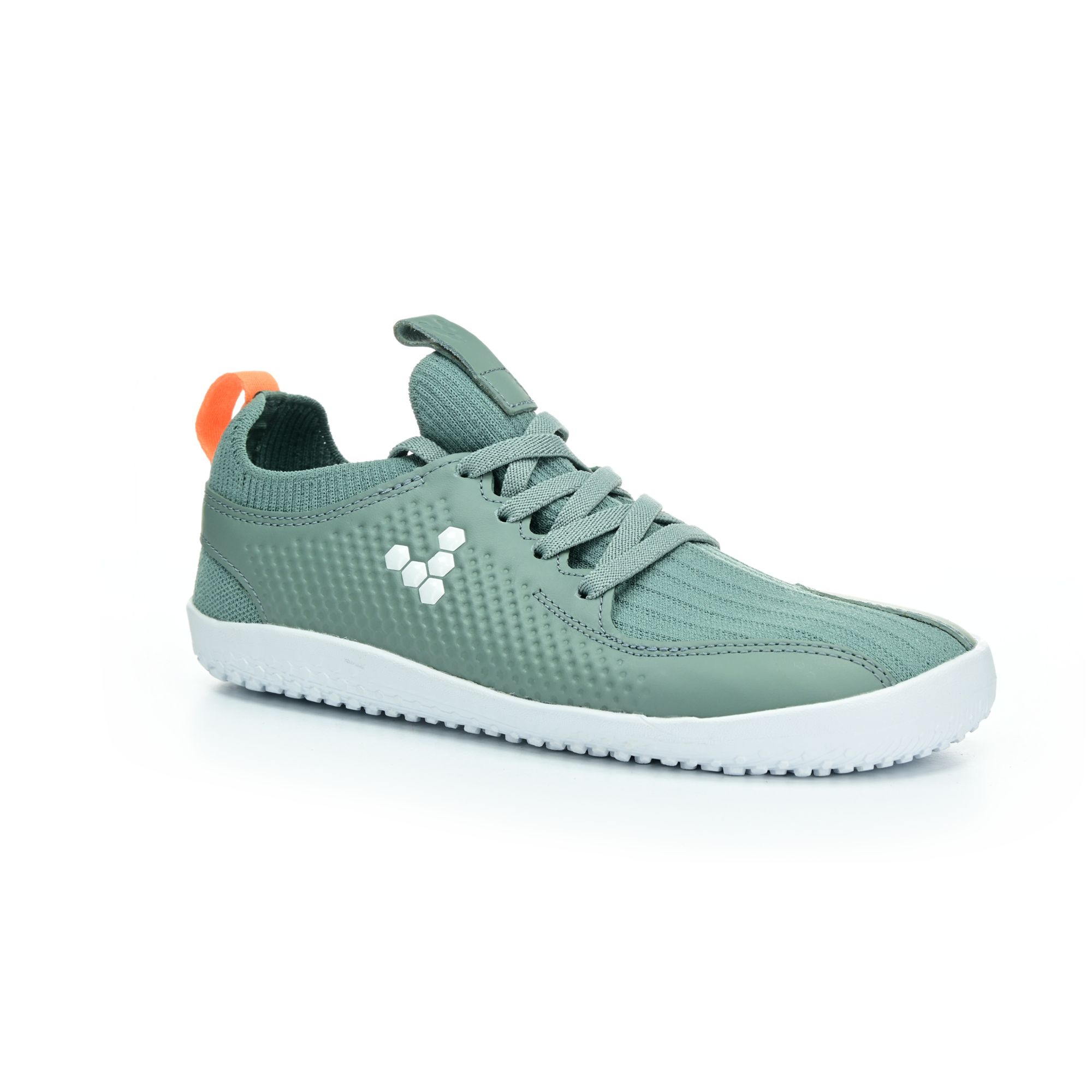 Levně Vivobarefoot Primus Knit II J Sea Green Leather