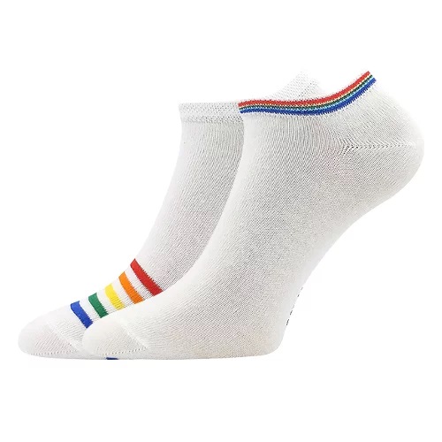 Levně VoXX bavlněné nízké ponožky Piki 74 mix A, 2 páry Velikost ponožek: 35-38 EU