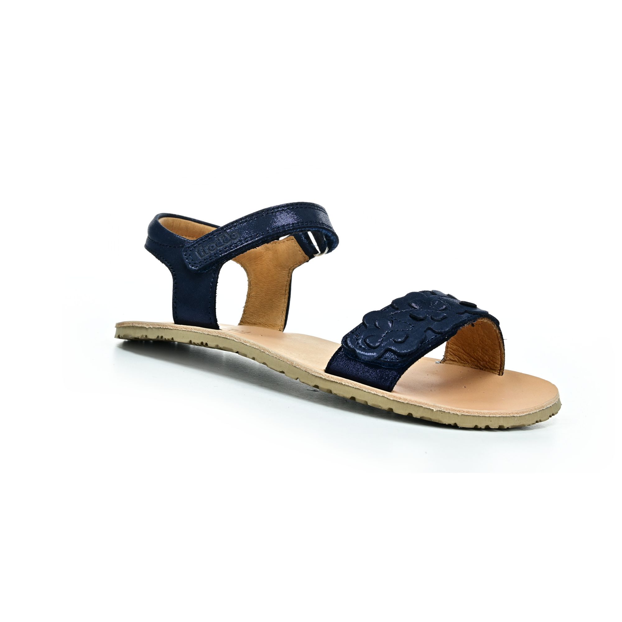 Levně Froddo G3150265-7 Flexy Flowers Blue+ barefoot sandály