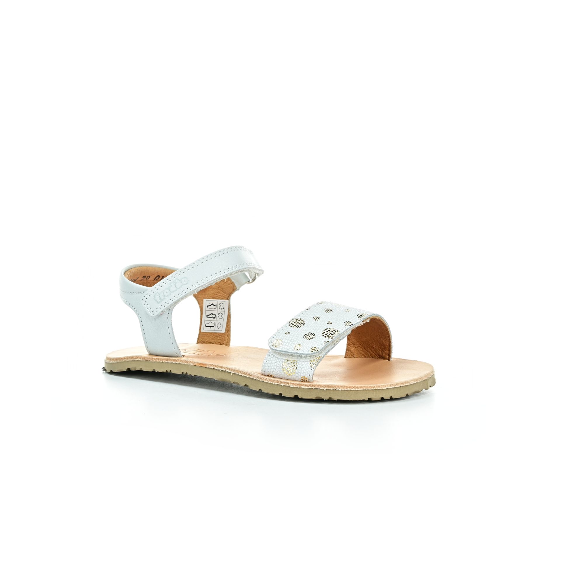 Levně Froddo G3150264-15 Flexy Lia White/gold barefoot sandály
