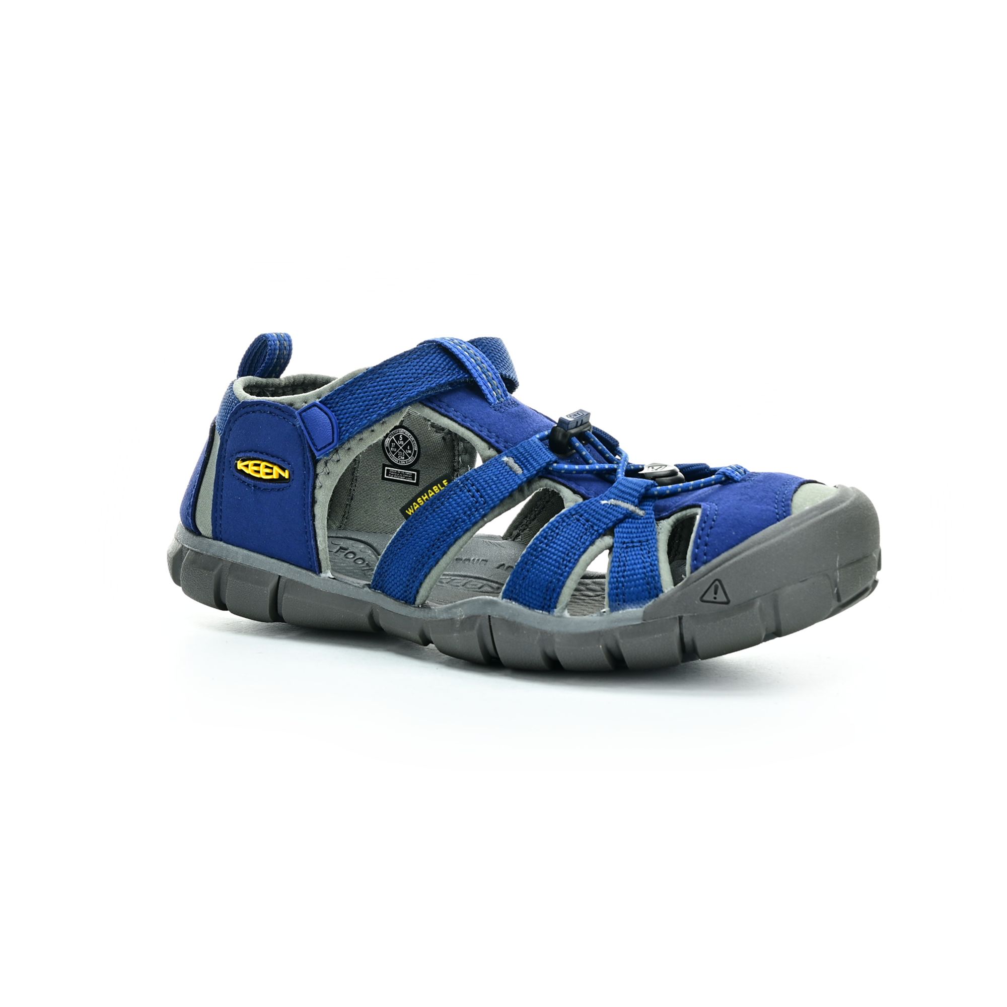Levně Keen Seacamp II Blue Depths/Gargoyle AD (CNX) barefoot sandály
