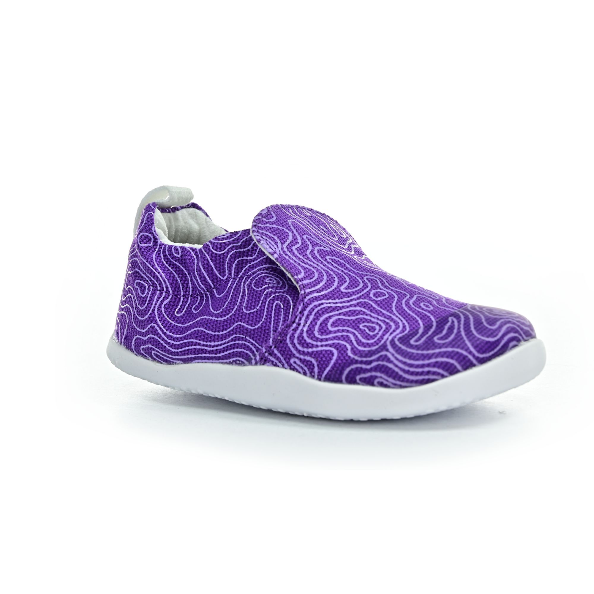 Levně Bobux Scamp Organic Wild berry topographic barefoot boty