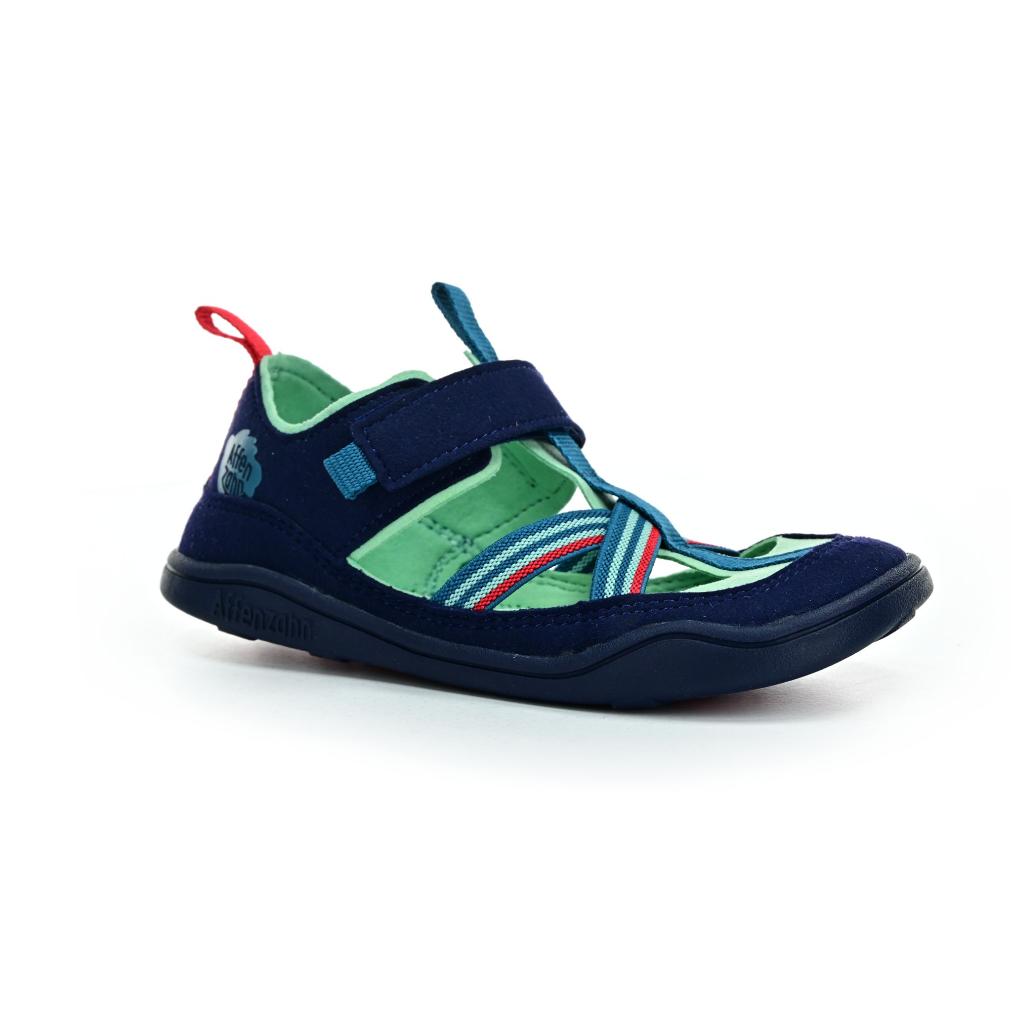 Levně Affenzahn Sandal Vegan Breezy Octopus blue barefoot sandály