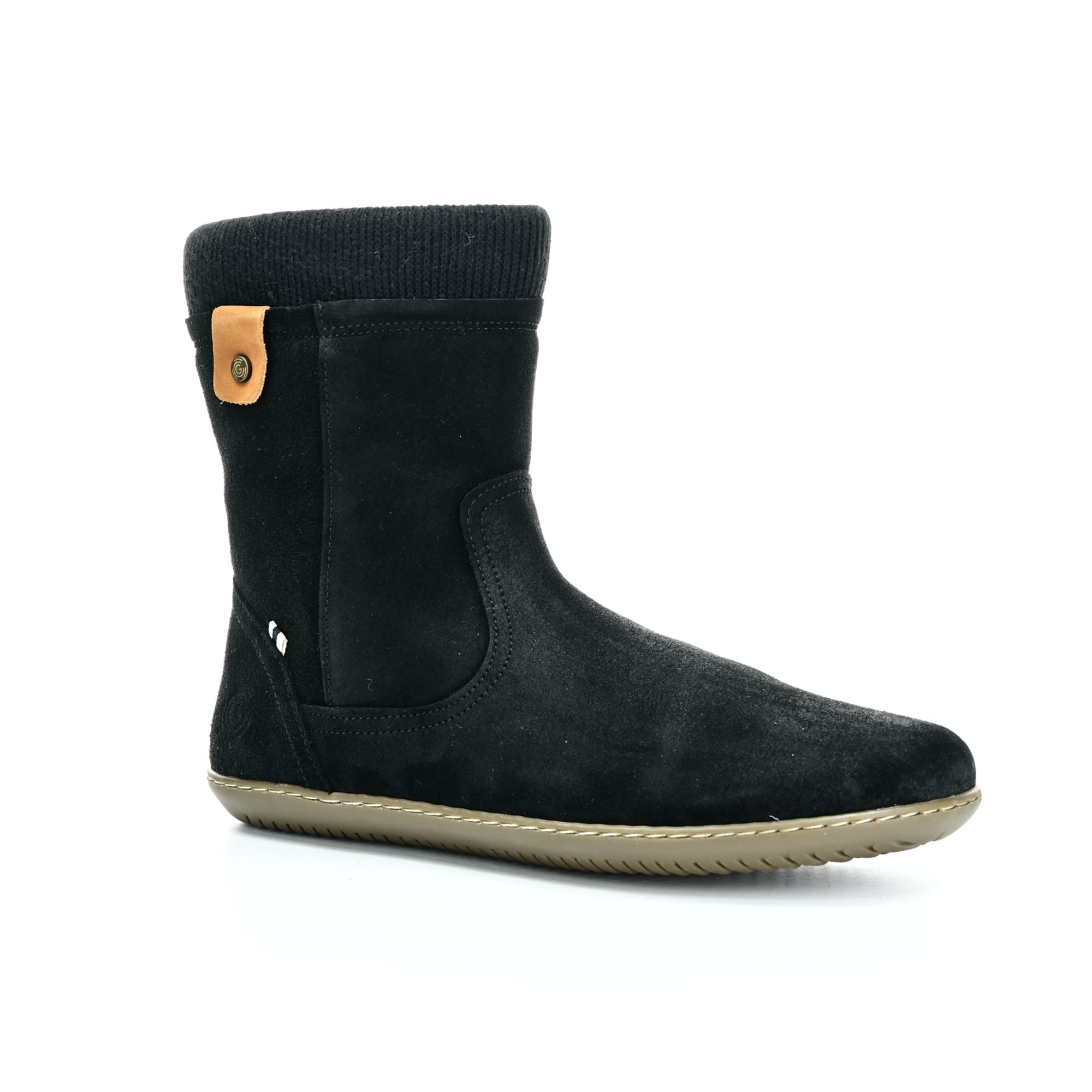 Groundies Iceland černé zimní barefoot boty