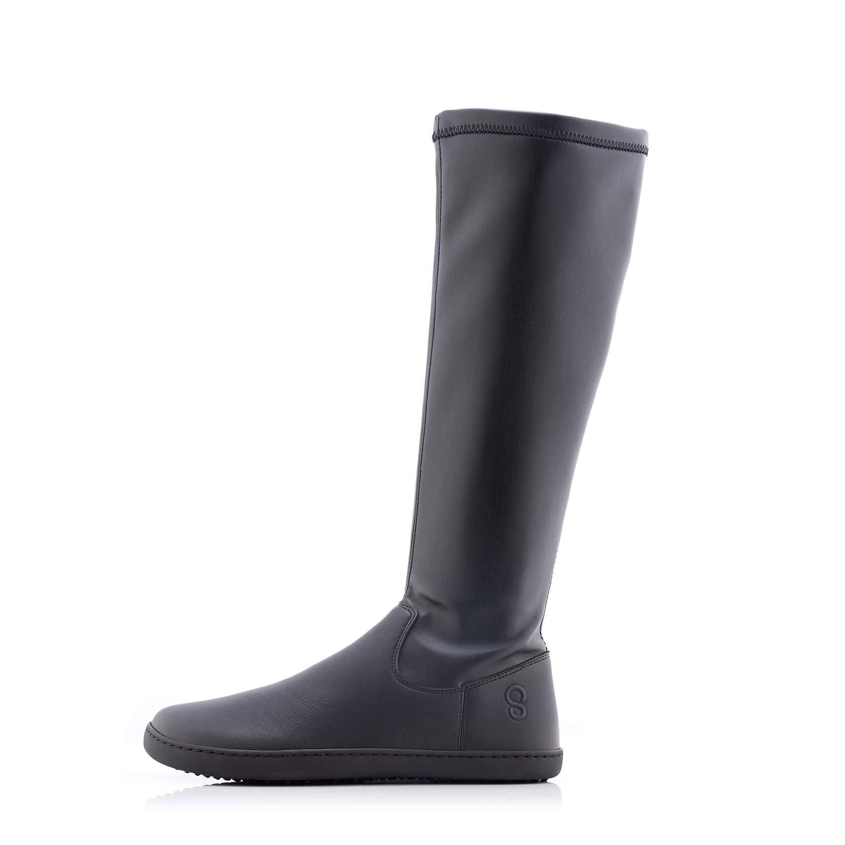 Levně Shapen Stretchy Black Vegan barefoot kozačky