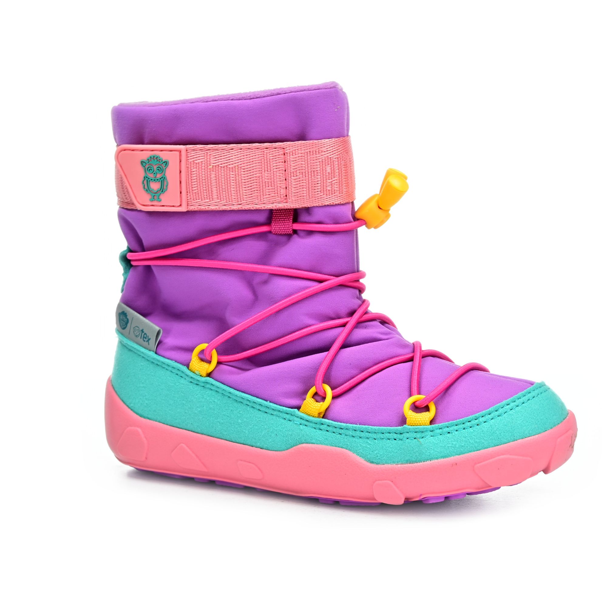 Levně Affenzahn Snow Boot Vegan Snowy Owl zimní barefoot boty