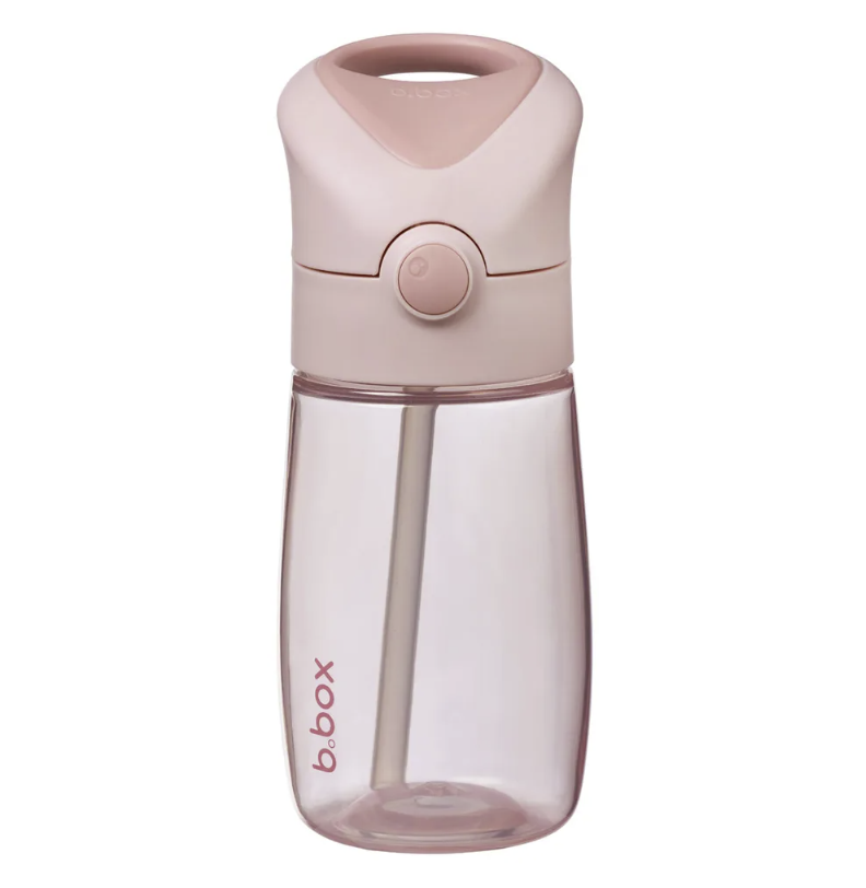 b.box Láhev na pití s brčkem 380 ml - blush crush