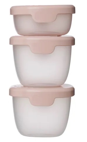 Levně b.box sada krabiček snack tubs růžové