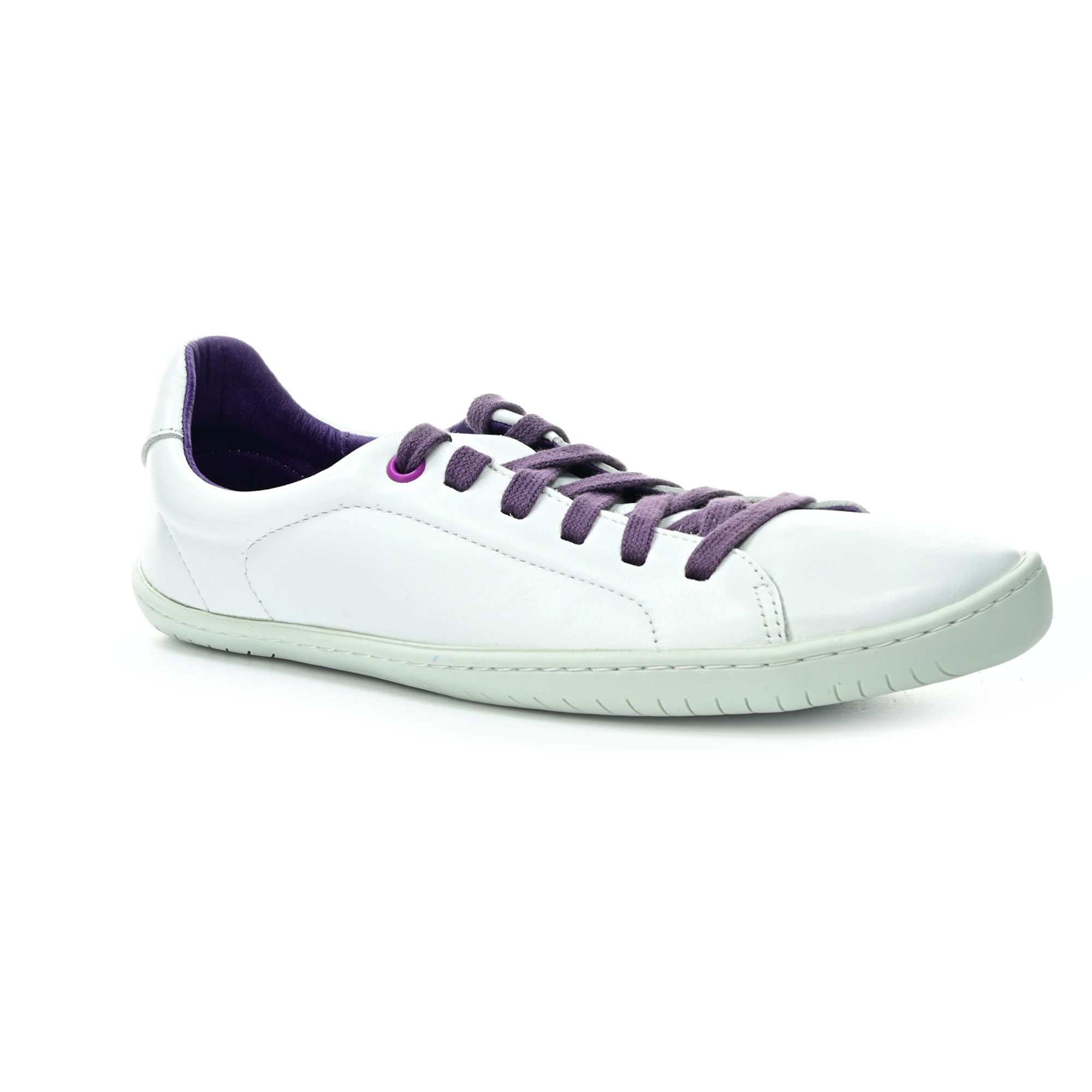Levně Aylla Shoes KECK L bílo-fialové barefoot boty