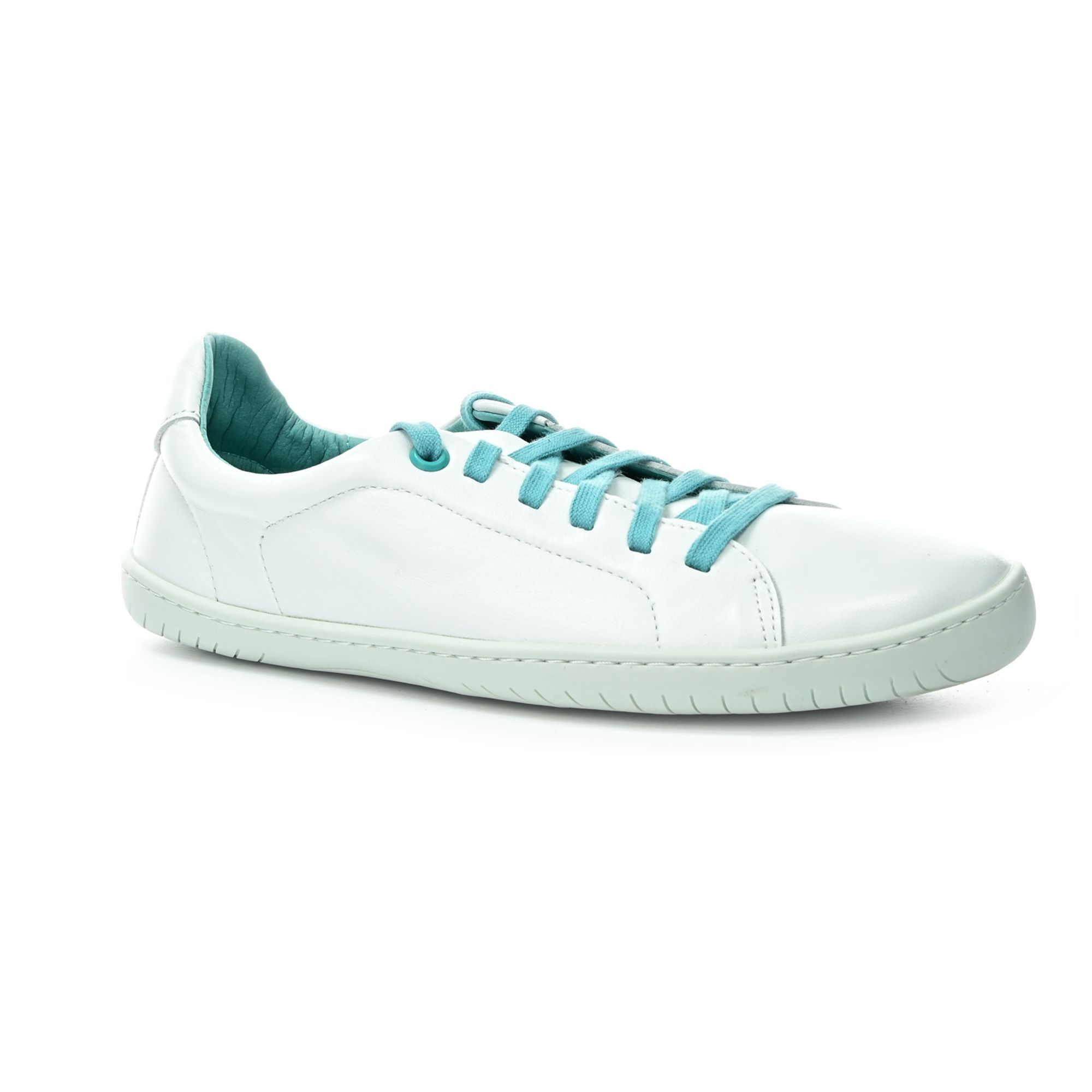 Levně Aylla Shoes KECK L bílo-modré barefoot boty