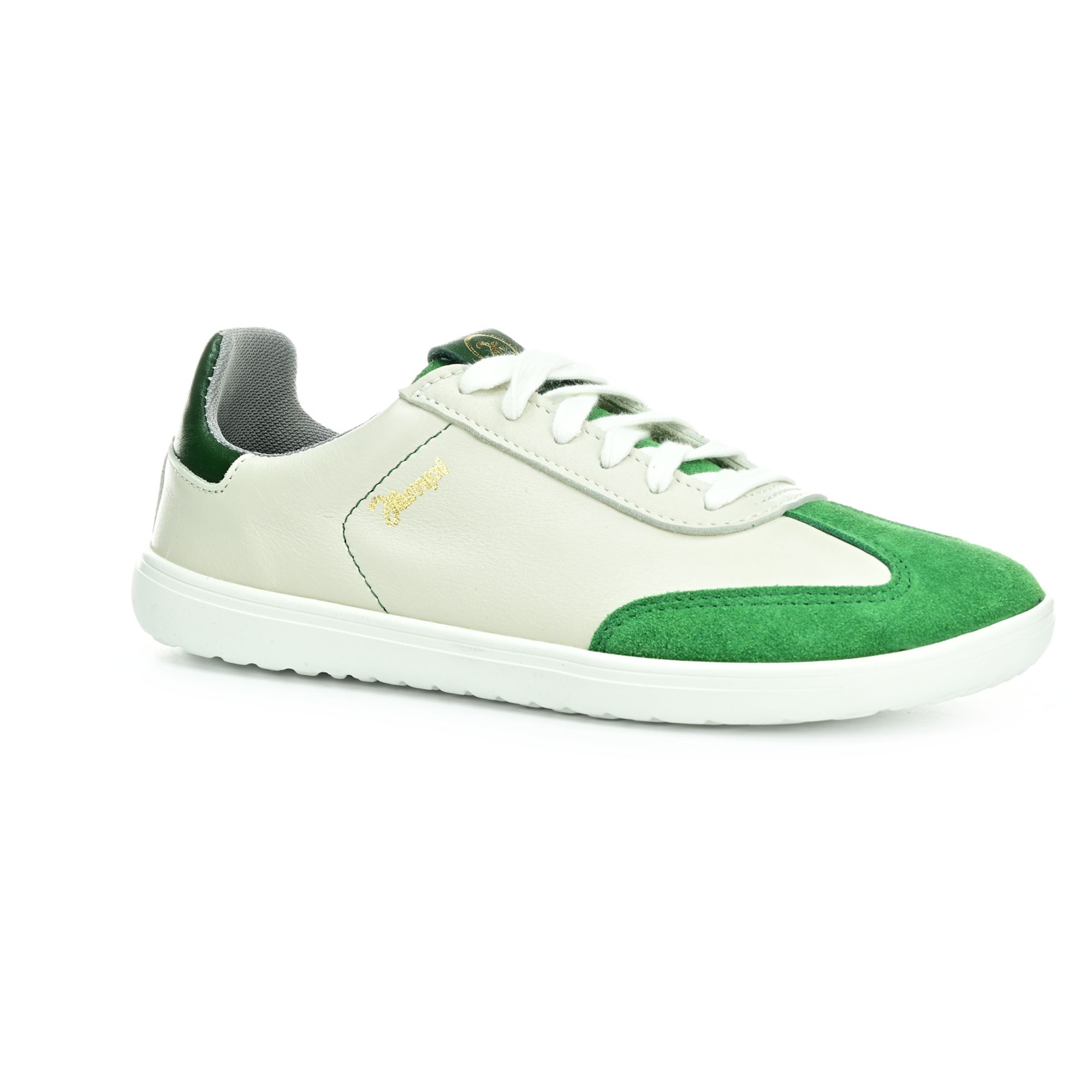 Jonap Retro krémovozelené kožené polobotky