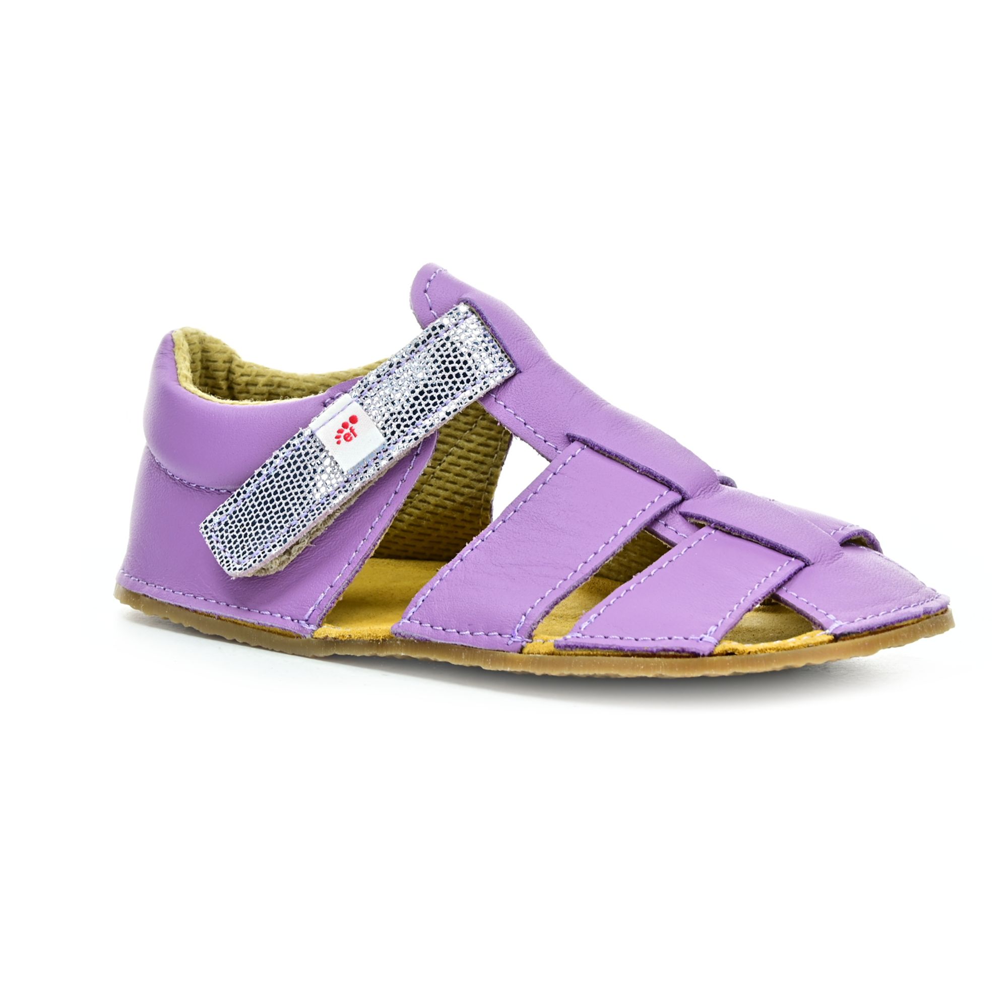 Levně EF Barefoot Ef Fialové barefoot sandály