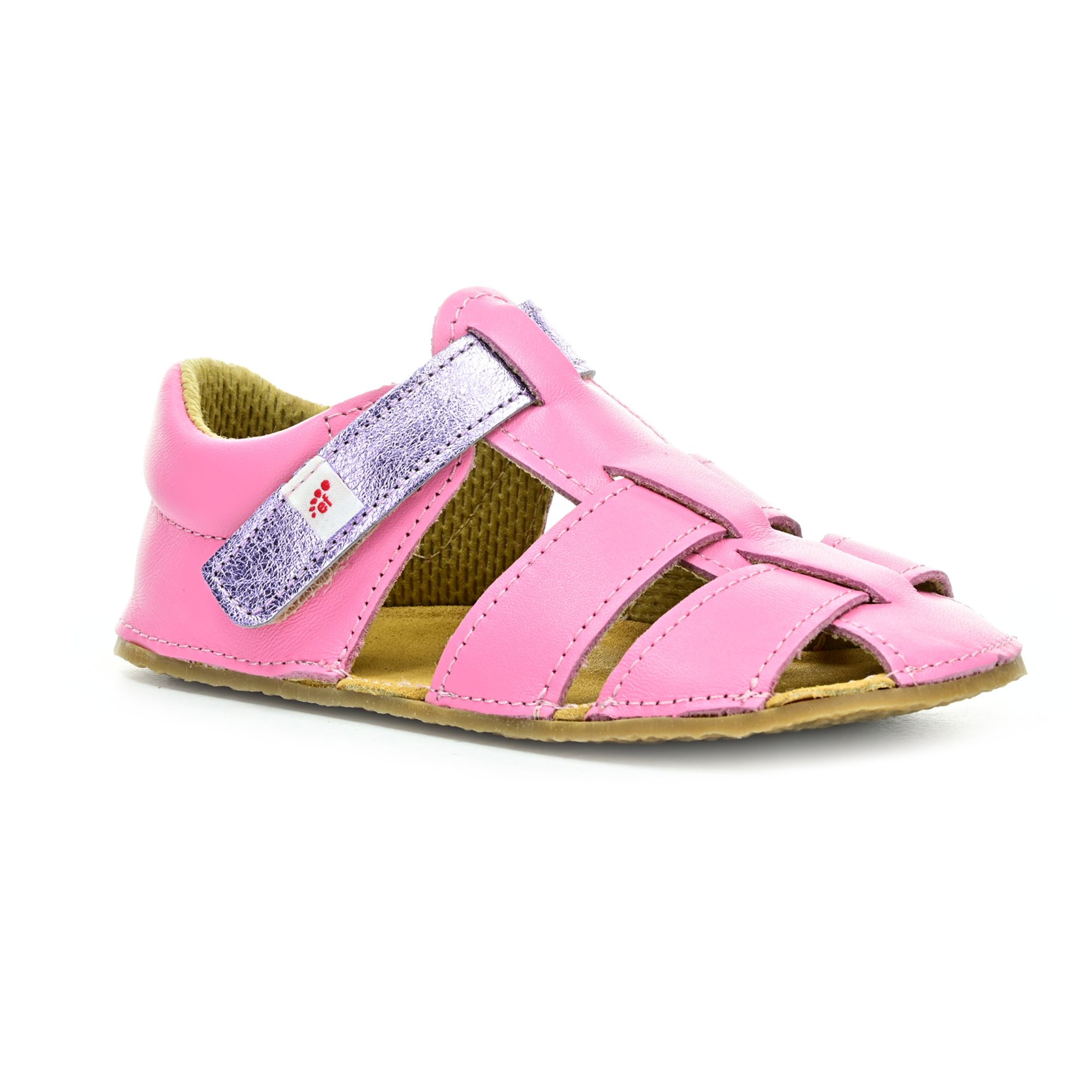 Levně EF Barefoot Ef Fialovo růžové barefoot sandály