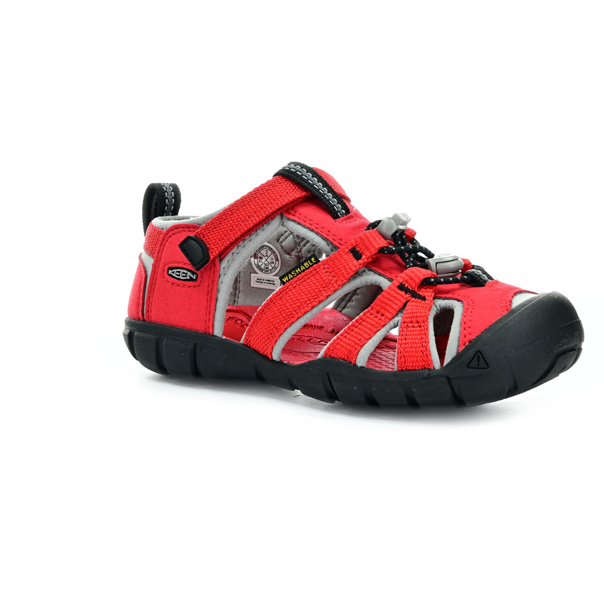 Levně Keen seacamp ribbon red/alloy (cnx) sportovní sandály