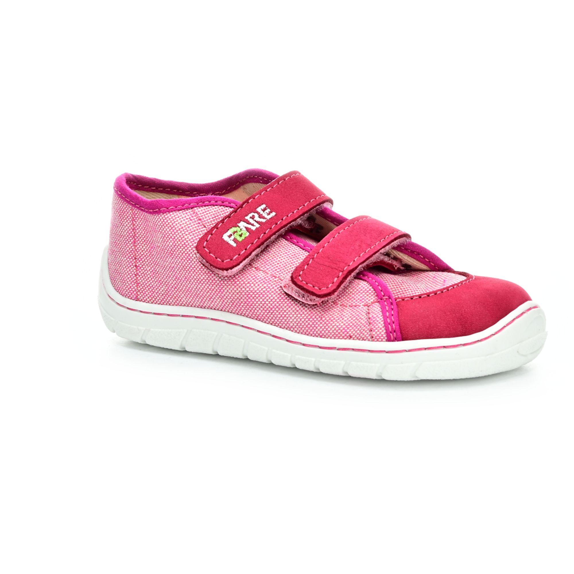 Levně Fare A5115451 růžové nízké barefoot tenisky