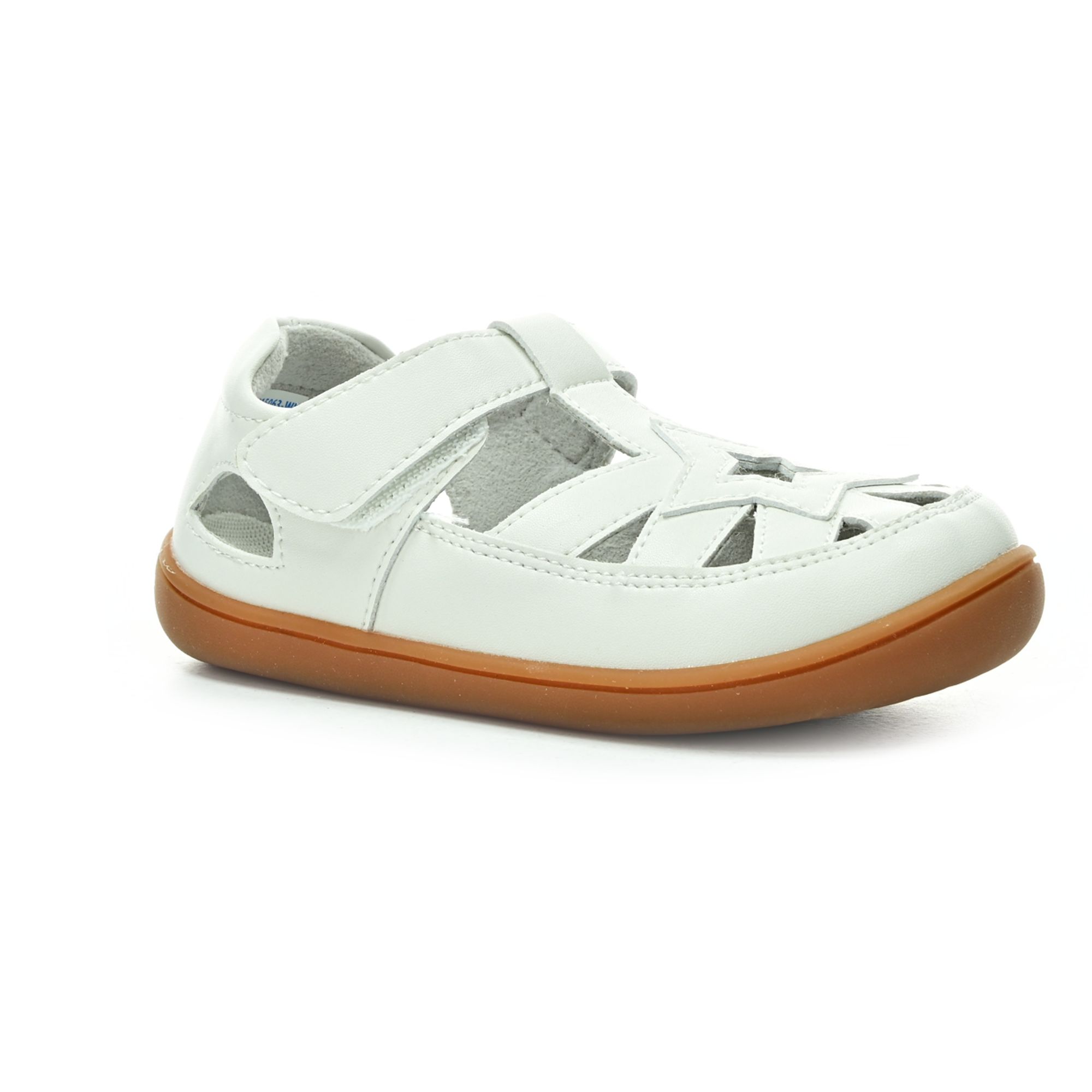 Levně Little Blue Lamb LBL Little Star White (BB215063-WH) barefoot sandály