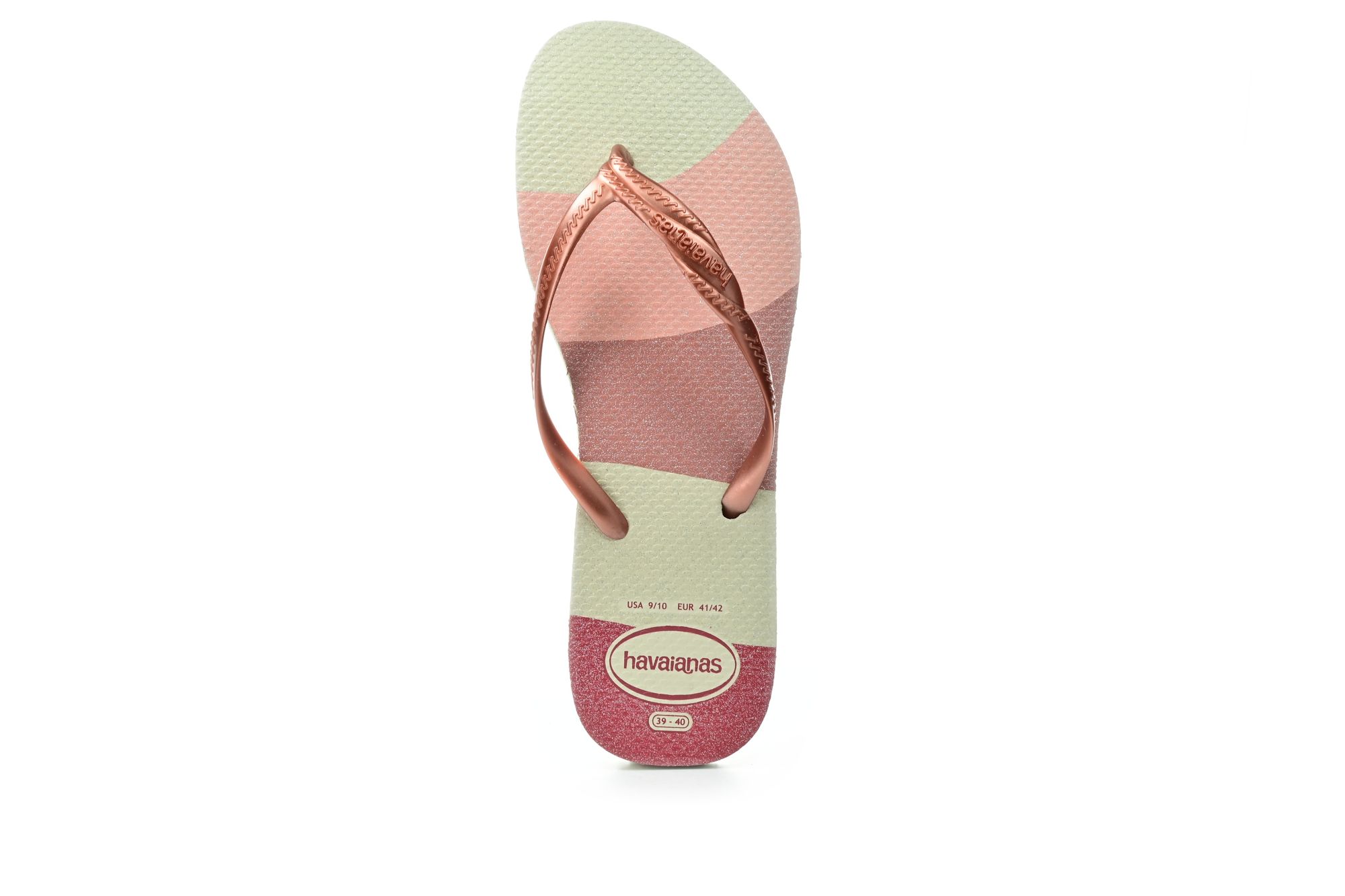 Levně Havaianas Fantasia gloss beige dámské pantofle