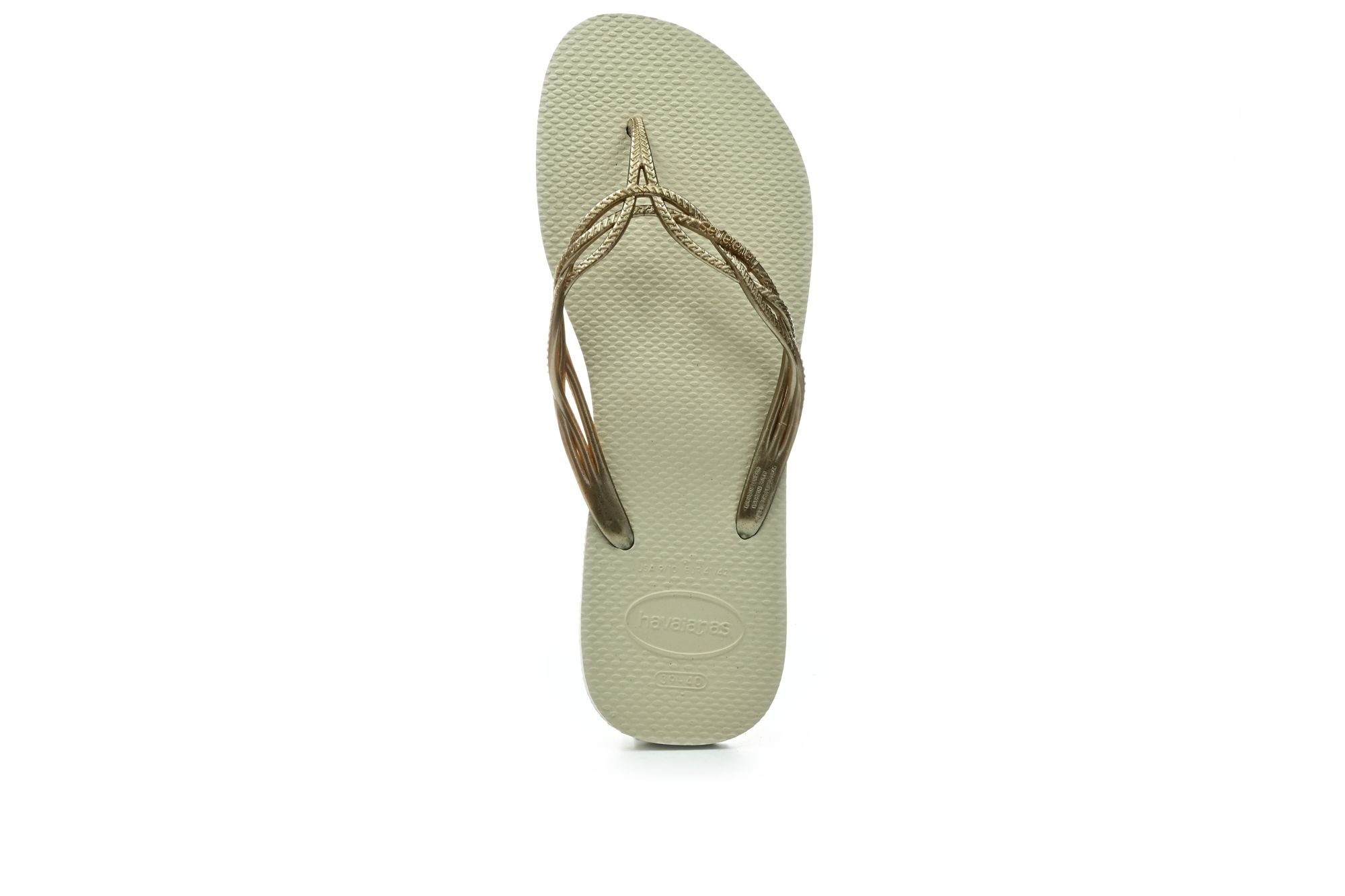 Levně Havaianas Flash Sweet beige straw dámské pantofle