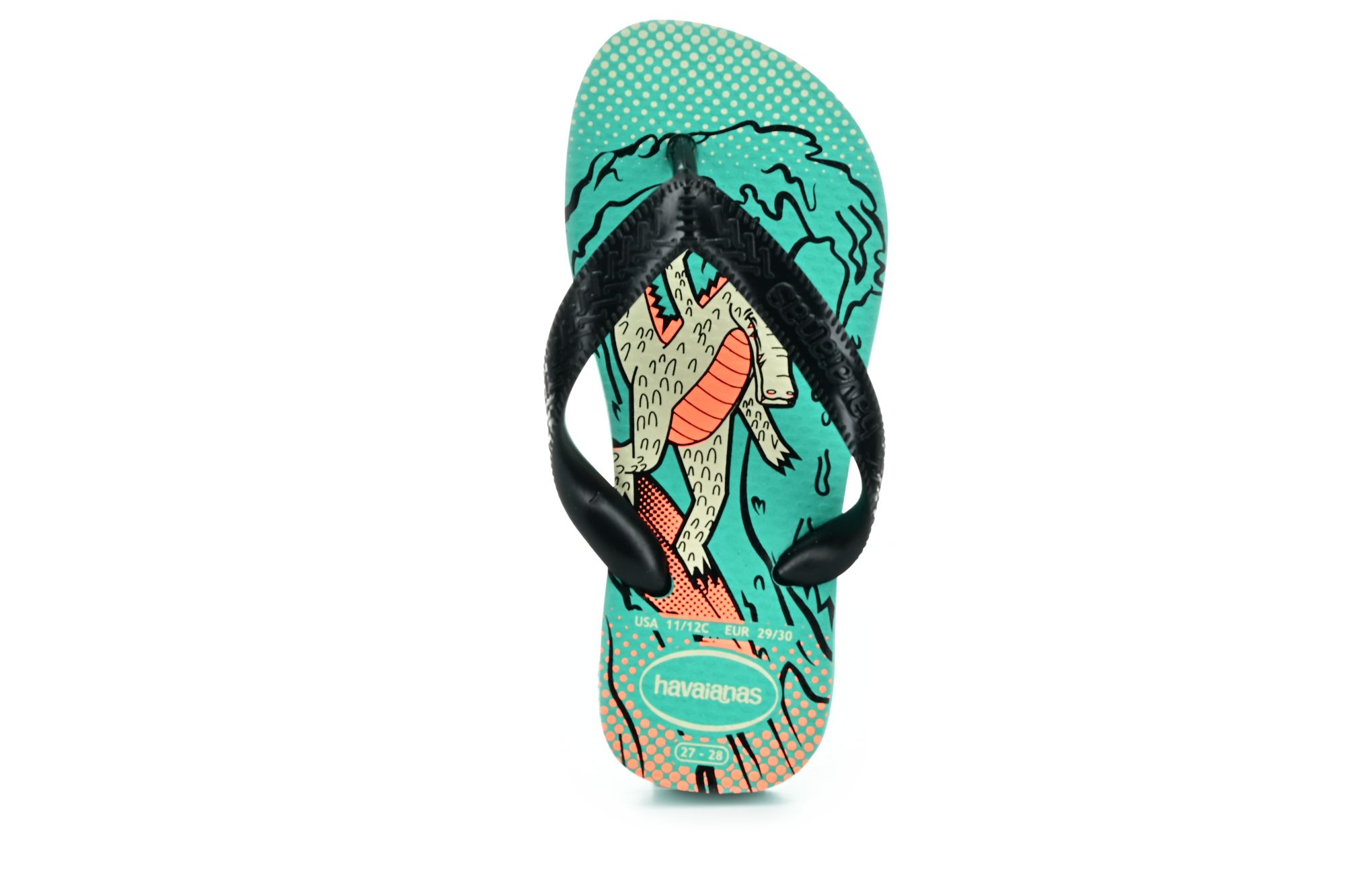Levně Havaianas Top Fun virtual green dětské pantofle