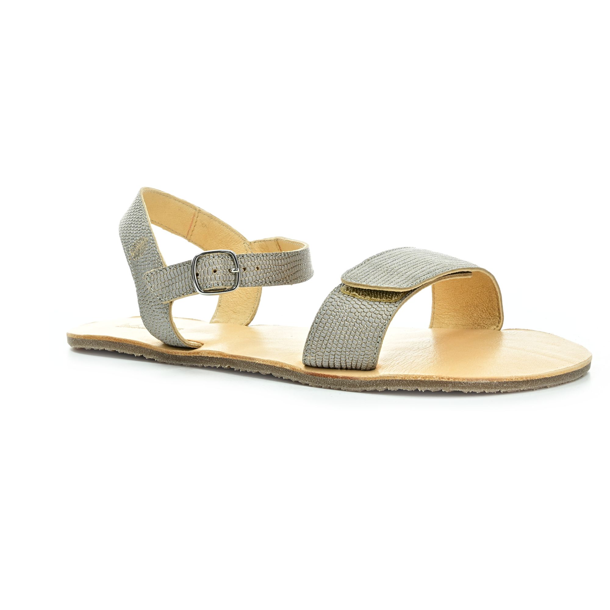 Levně Lang.s by Tikki shoes Hera Stone barefoot sandály