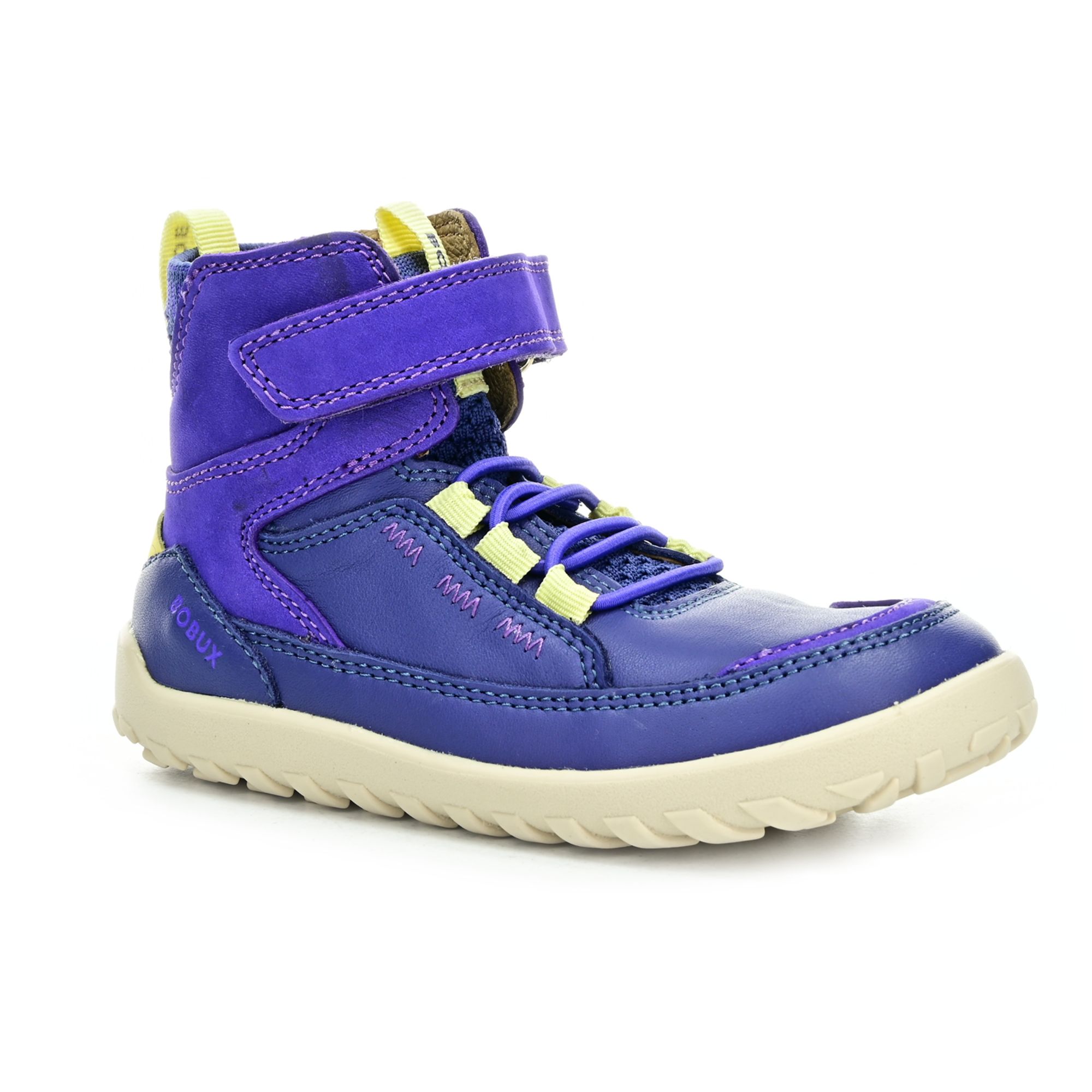 Levně Bobux Alpha Amble Future Dusk-Purple Opulence celoroční kotníkové barefoot boty