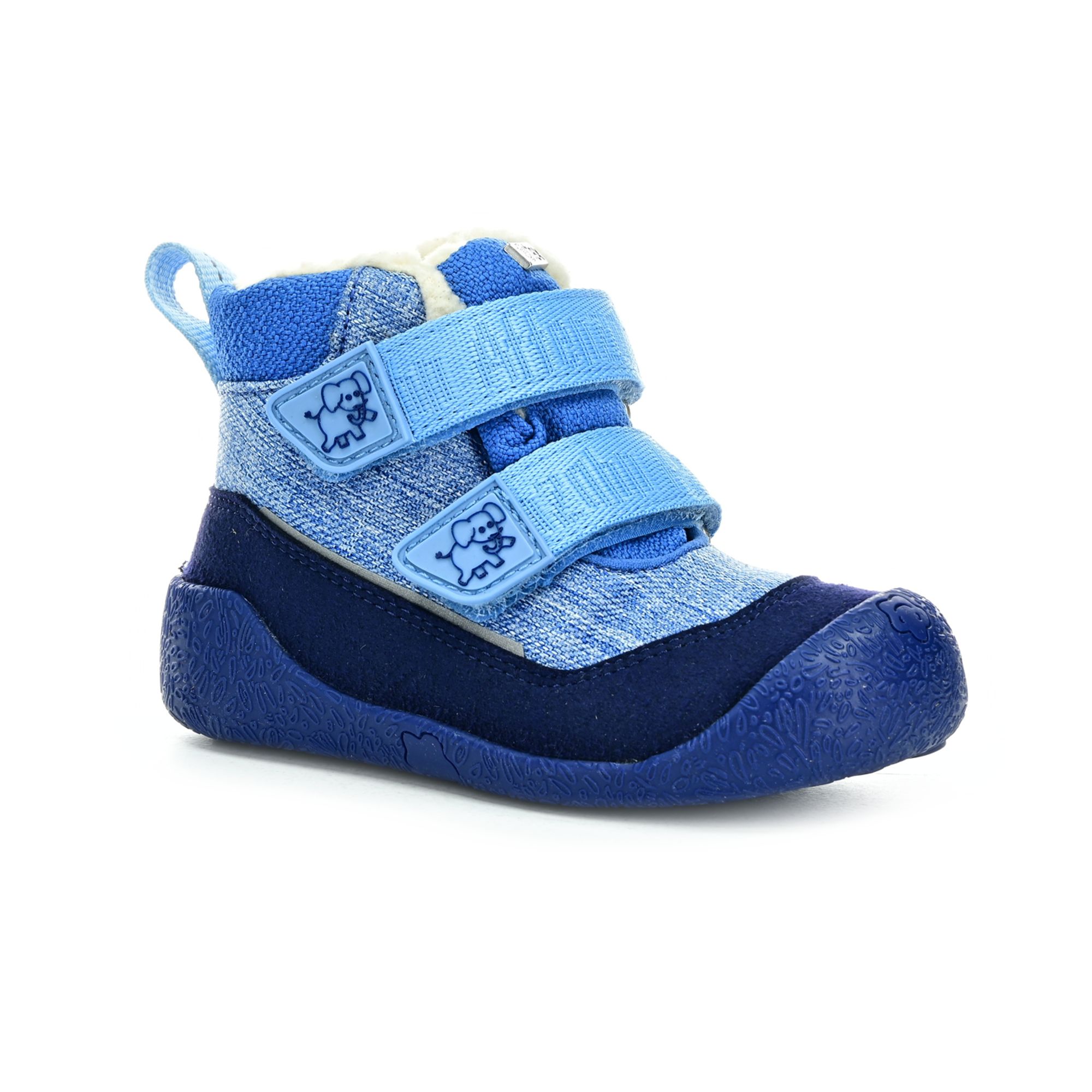 Levně Affenzahn Midboot Vegan Snuggy Elephant zimní barefoot boty