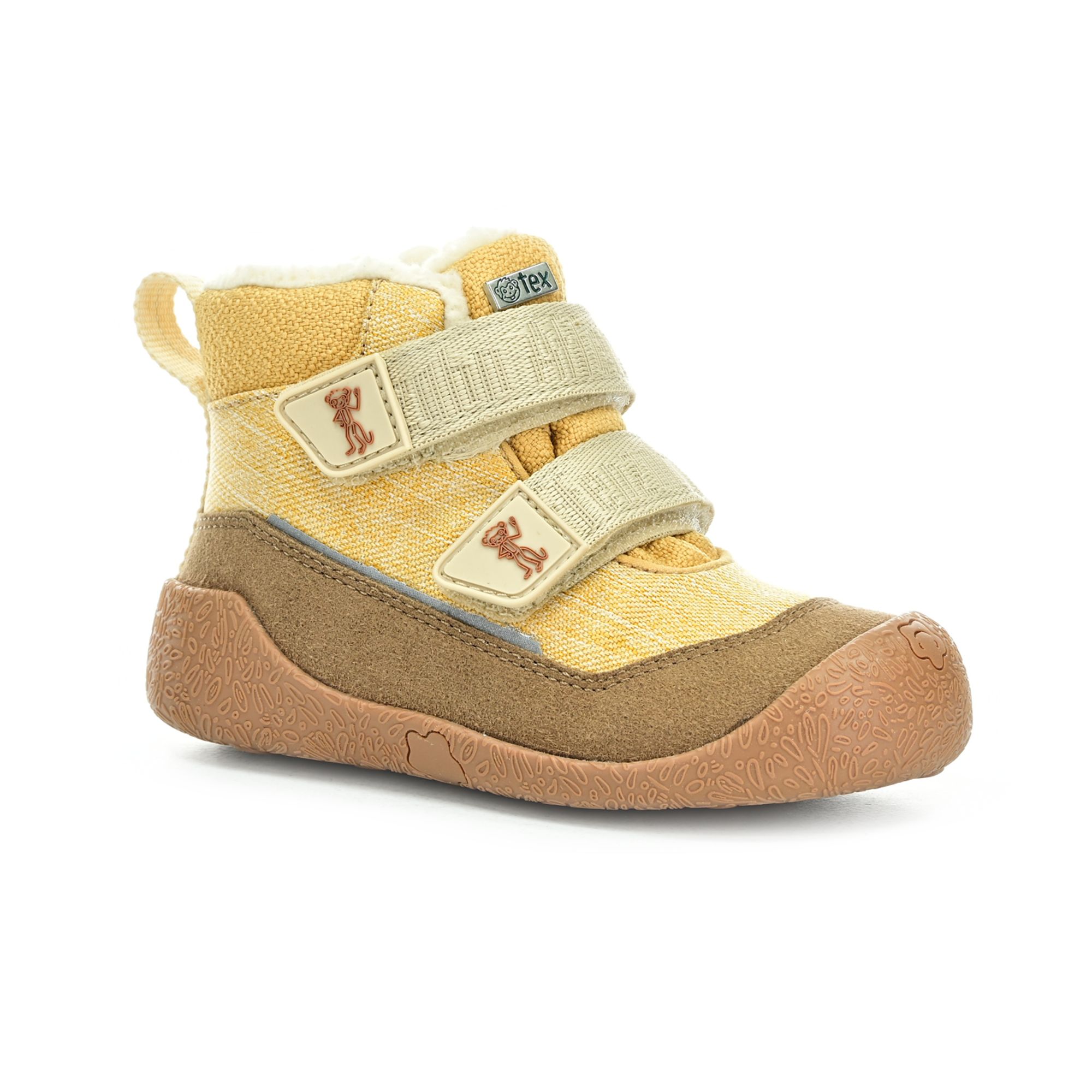 Levně Affenzahn Midboot Vegan Snuggy Affenzahn zimní barefoot boty