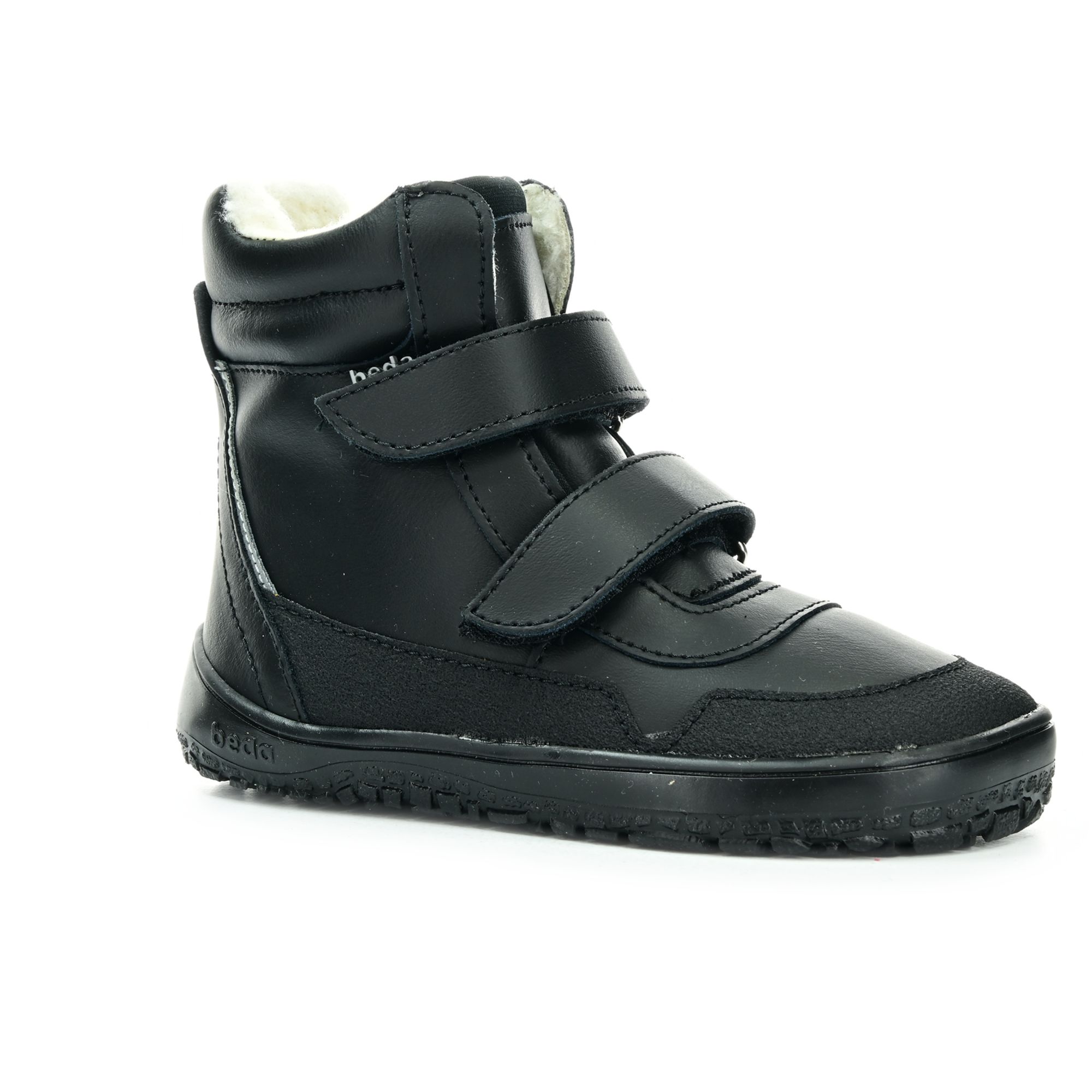 Levně Beda Just Black zimní barefoot boty (BFN 170070/W/MK/SO/OP)