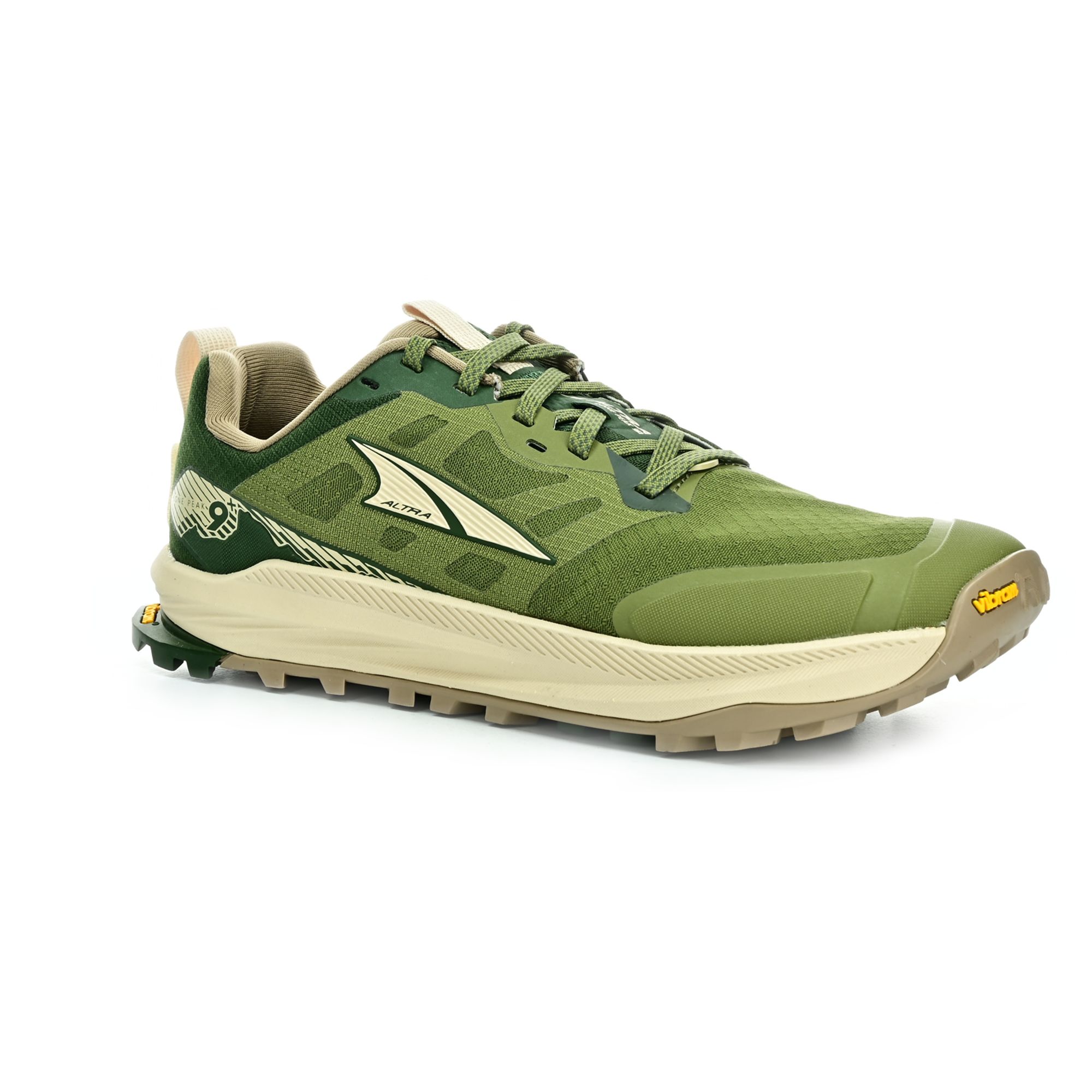 Levně Altra Lone Peak 9+ Green pánské sportovní tenisky