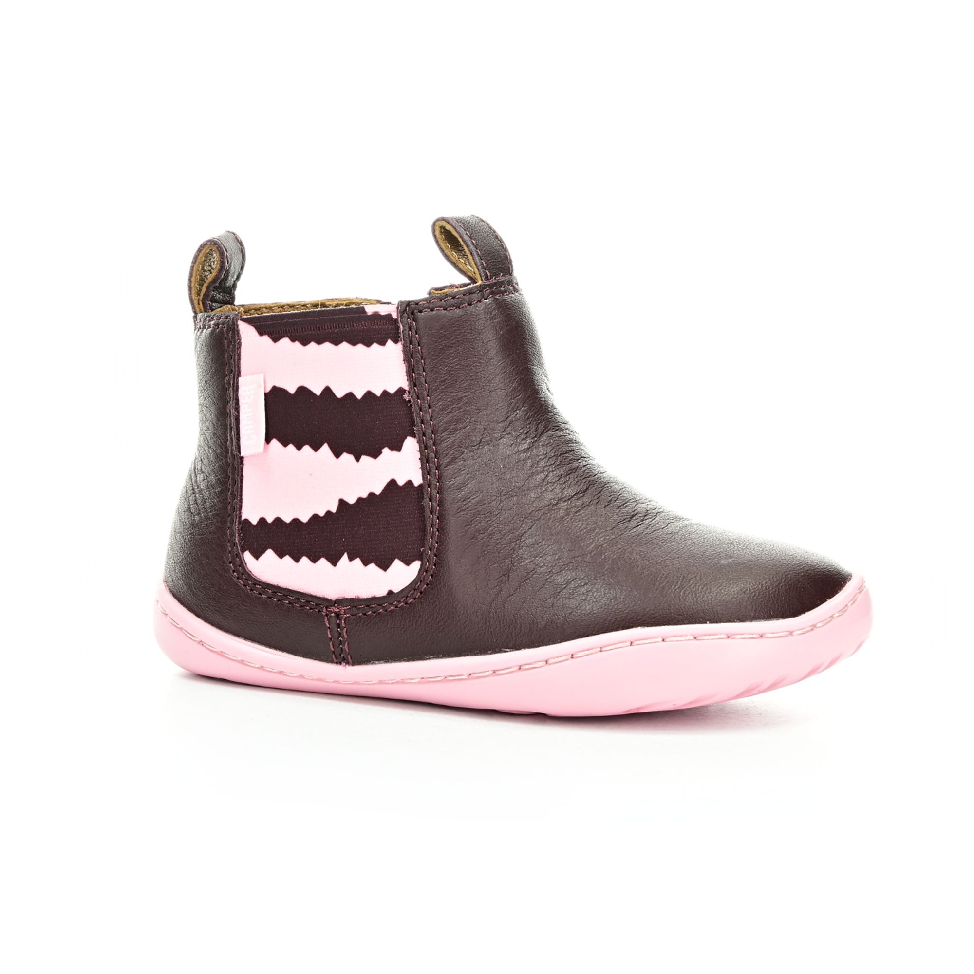 Levně Camper Twins K900348-009 FW Sella Beizos celoroční kotníkové barefoot boty