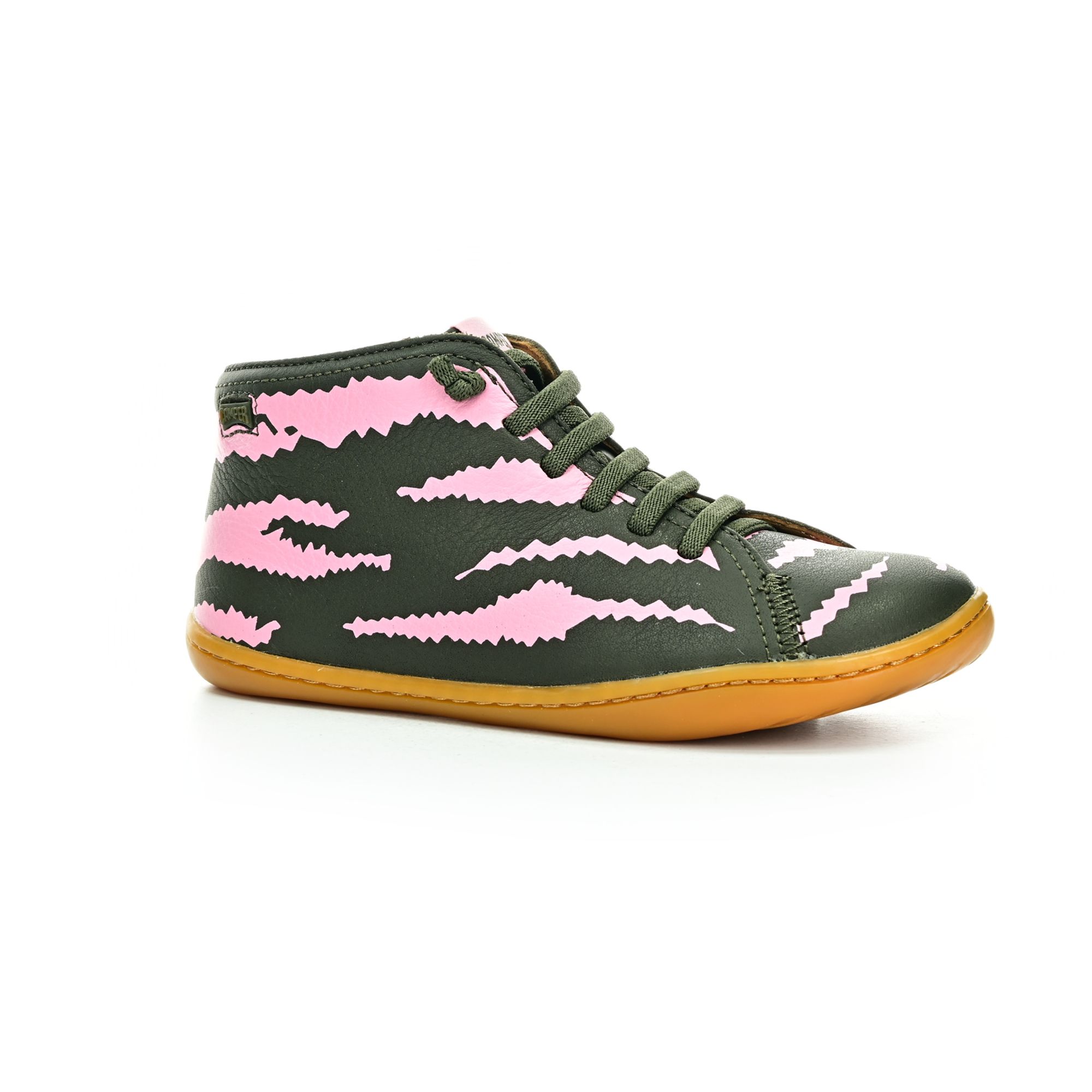 Levně Camper Twins K90019-122 Sella Ufo Zebra Oona celoroční kotníkové barefoot boty