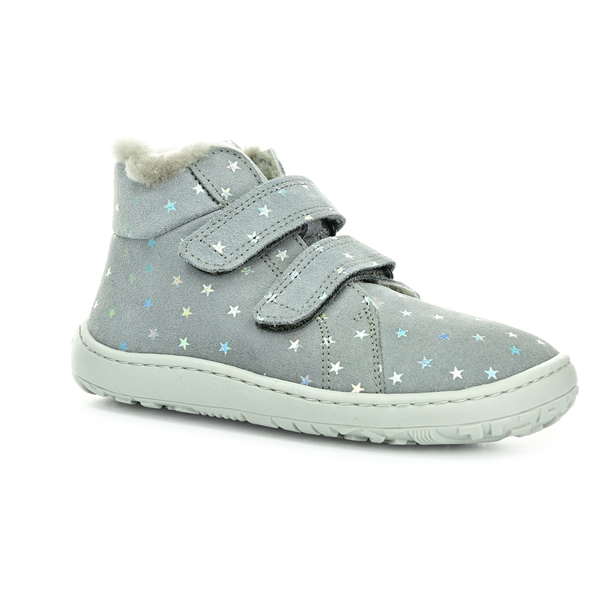 Levně Froddo G3110263-17K Silver zimní barefoot boty