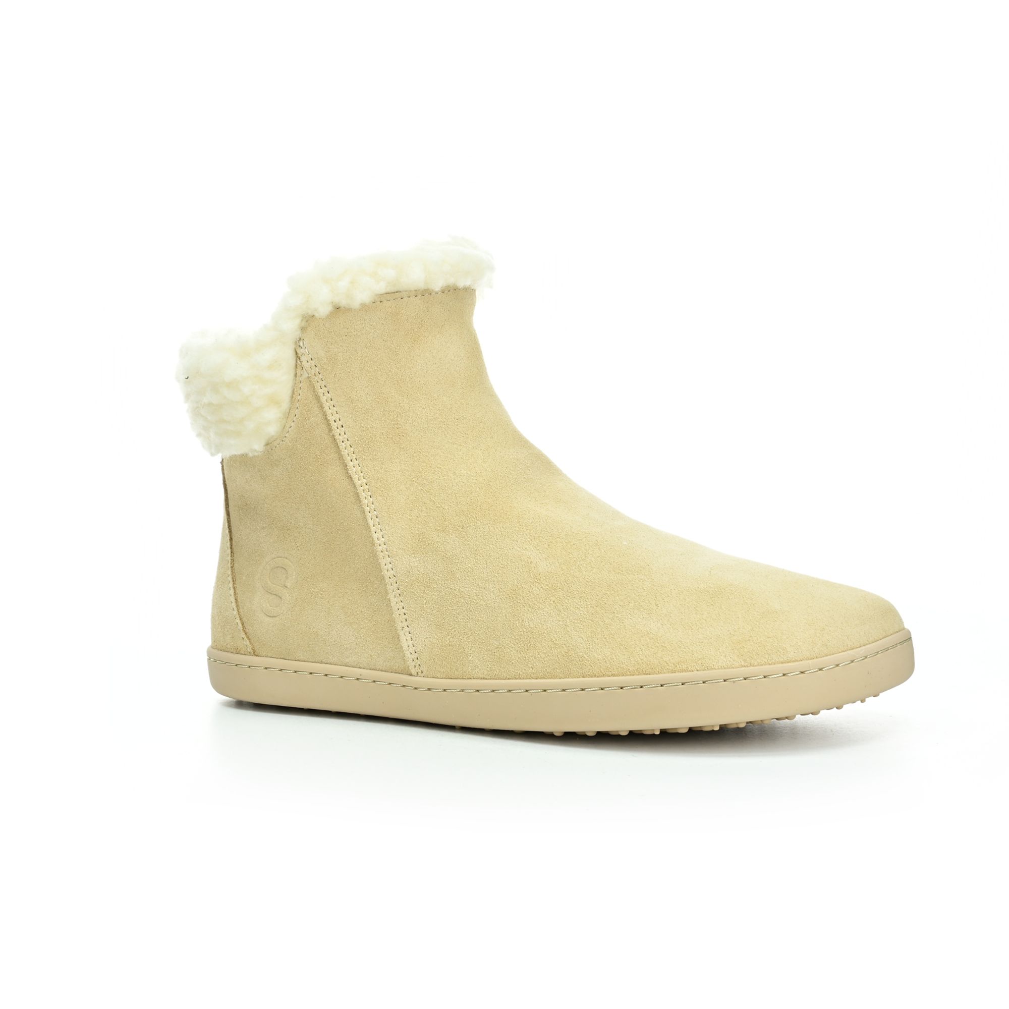 Levně Shapen Fluffy 2.0 Beige zimní barefoot boty