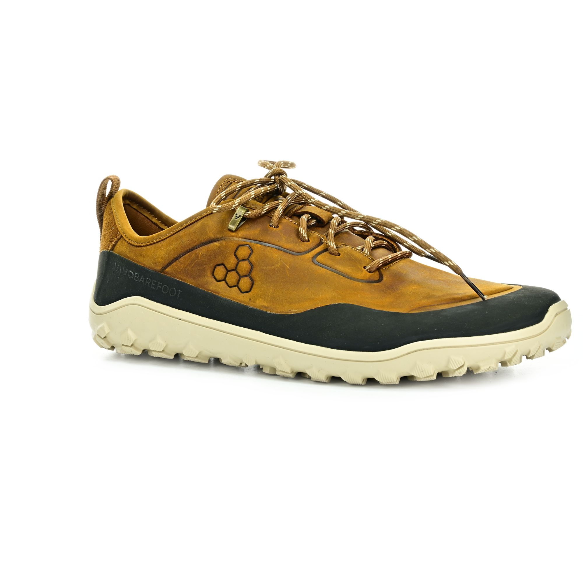 Levně Vivobarefoot Tracker Leather AT Low Acorn pánské celoroční barefoot boty