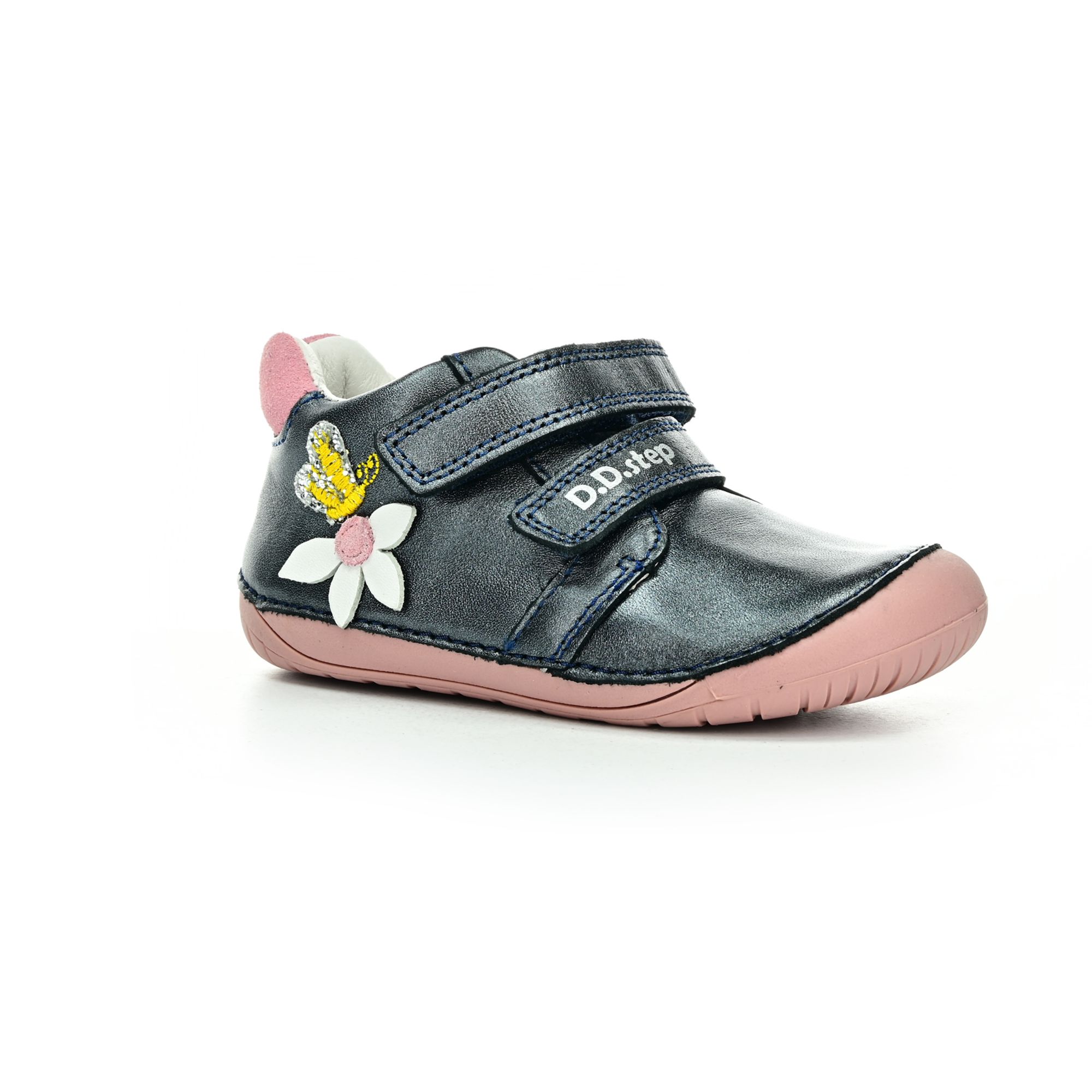 Levně D.D.Step S070-52656A modré celoroční kotníkové barefoot boty