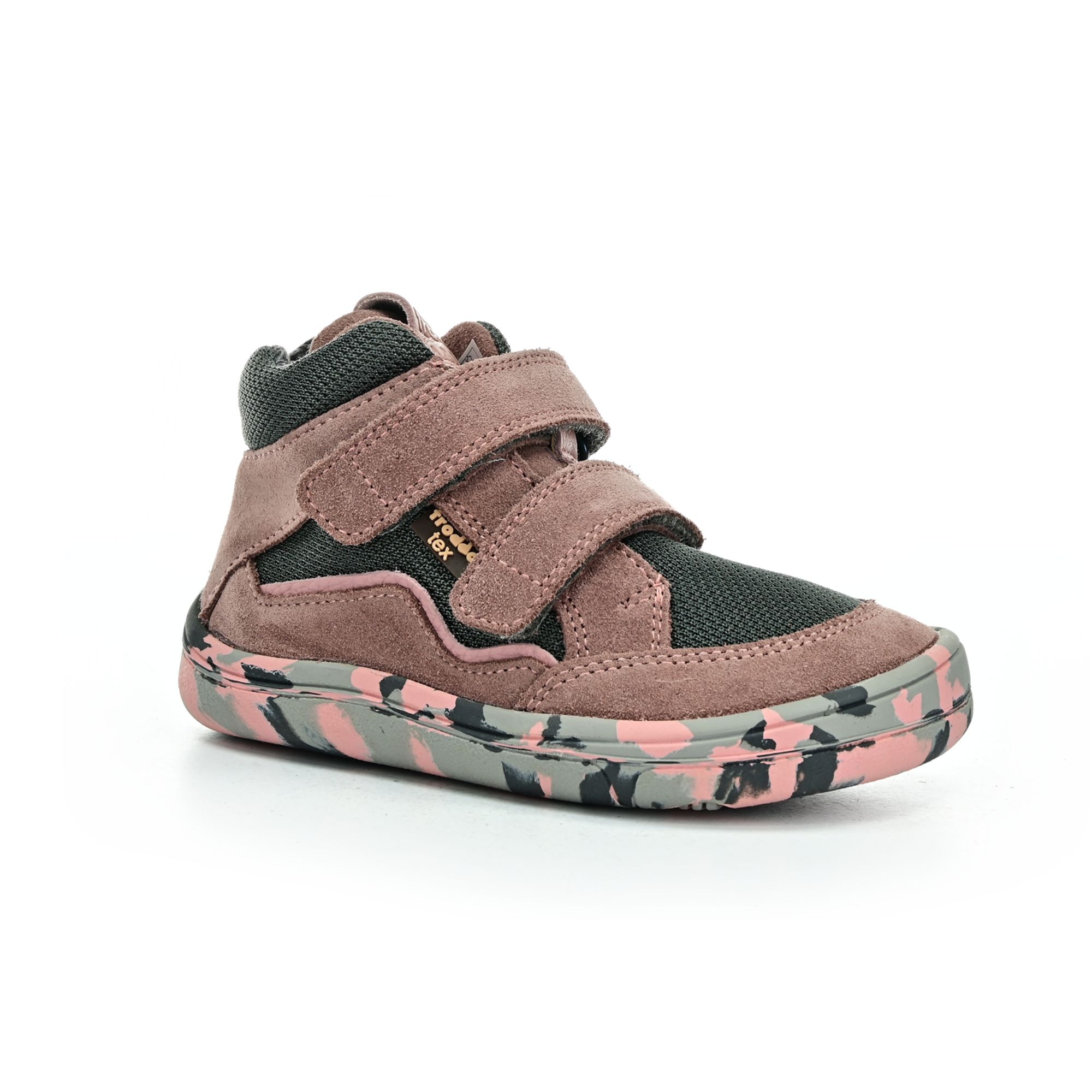 Levně Froddo G3110262-4 Grey/Pink celoroční kotníkové barefoot boty